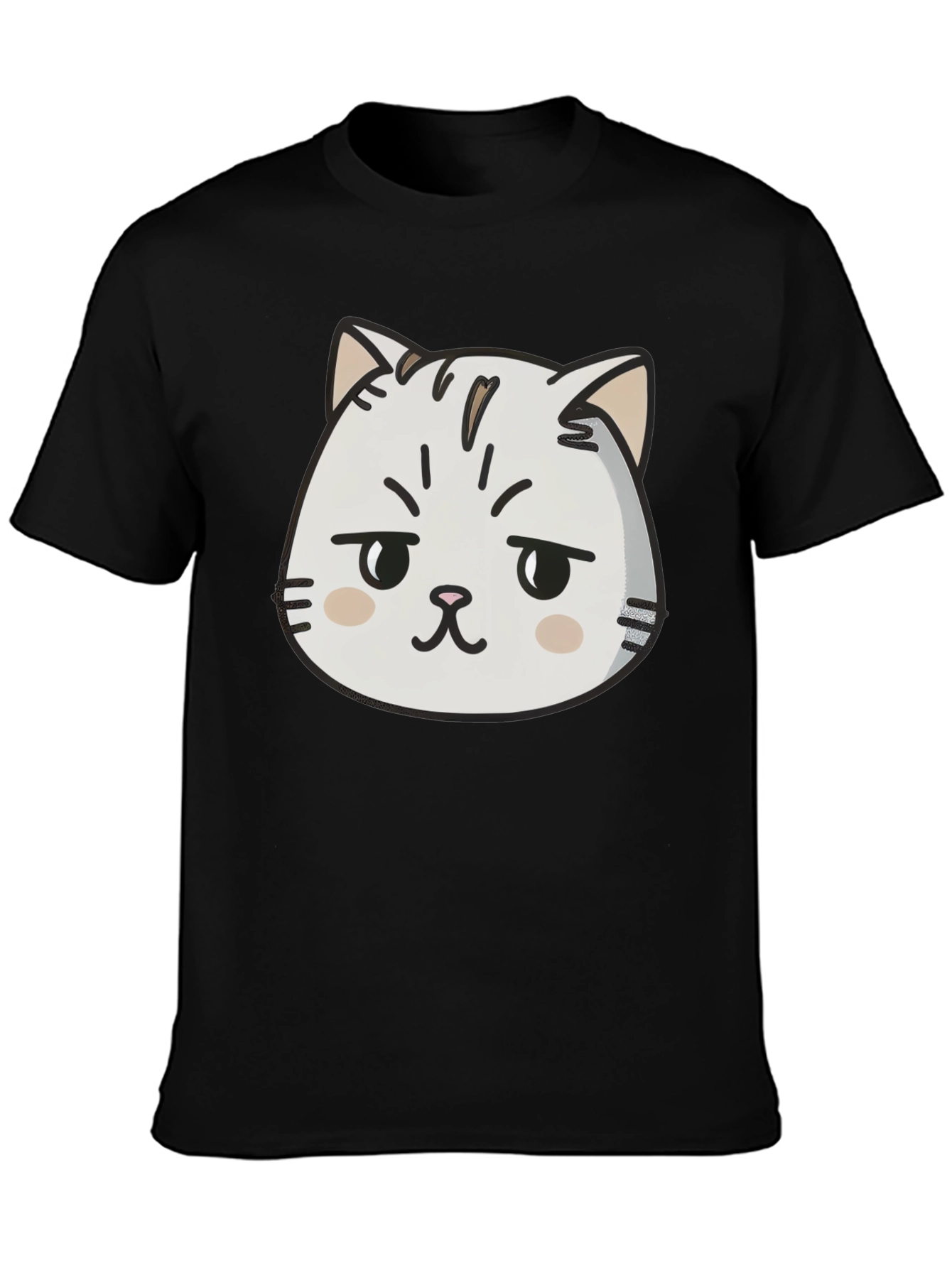 Grumpy Cat Graphic Tee - Mens Black T-Shirt