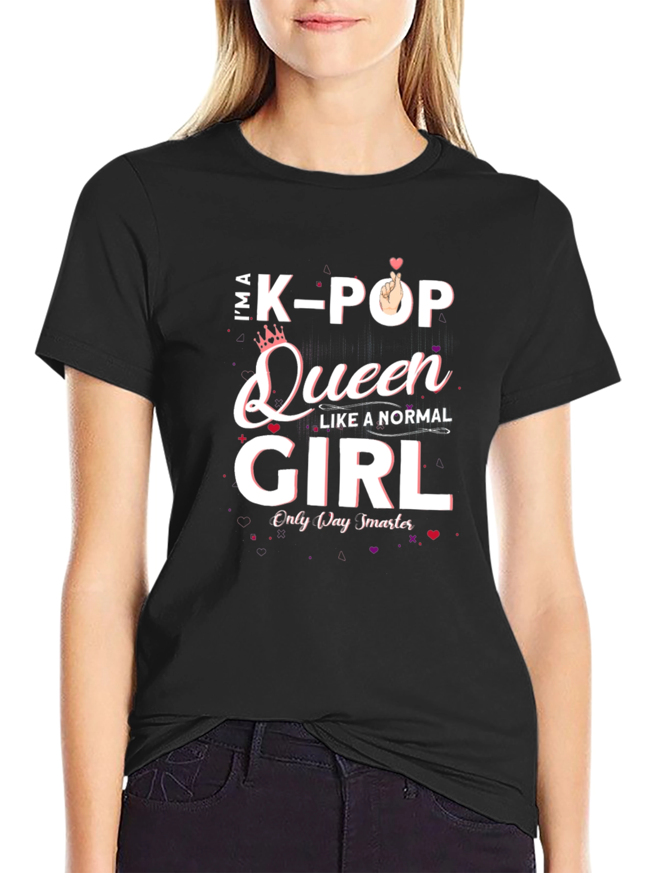 K-Pop Queen Graphic Tee - Stylish Comfort