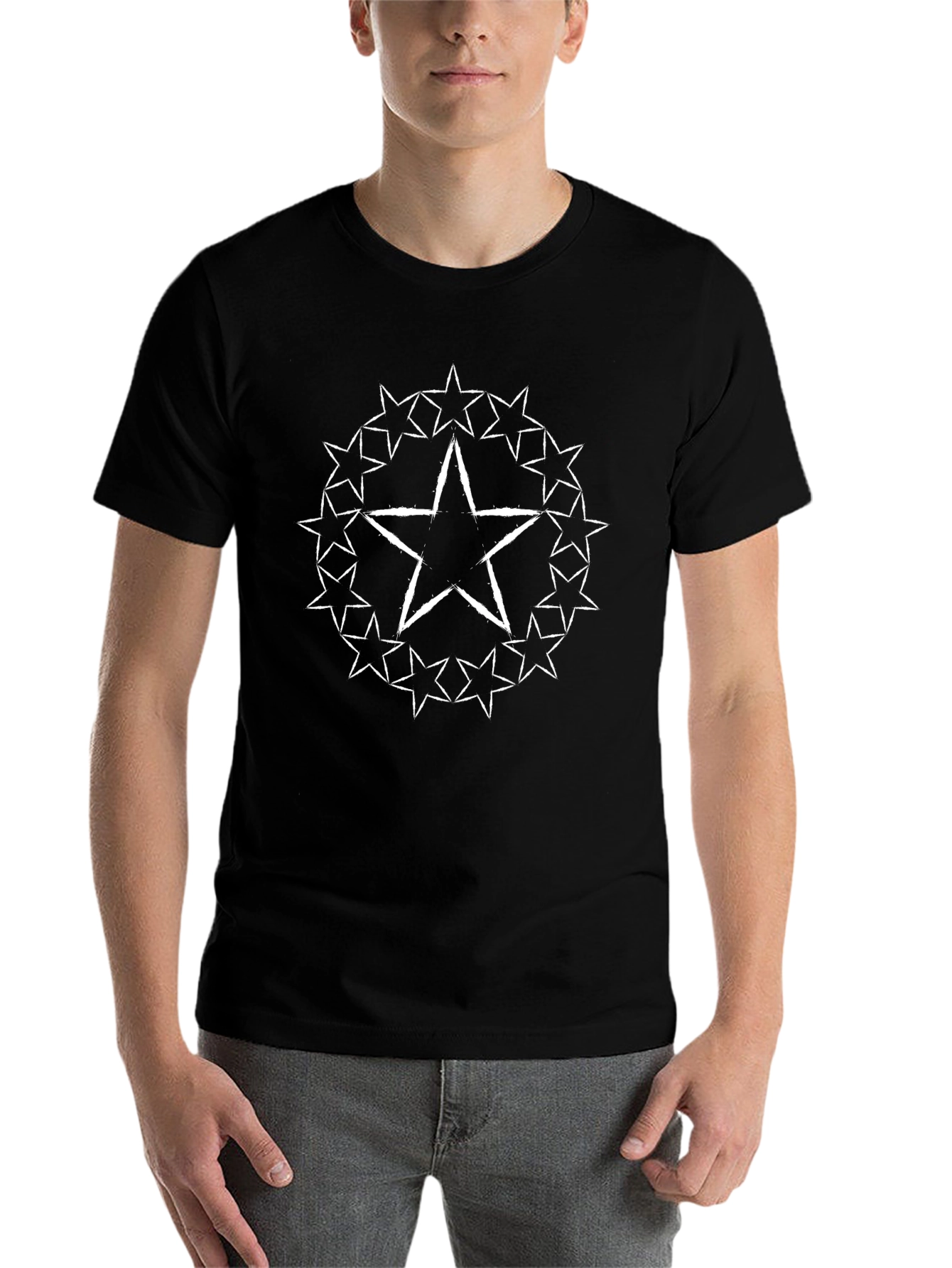 Star Graphic Black Tee