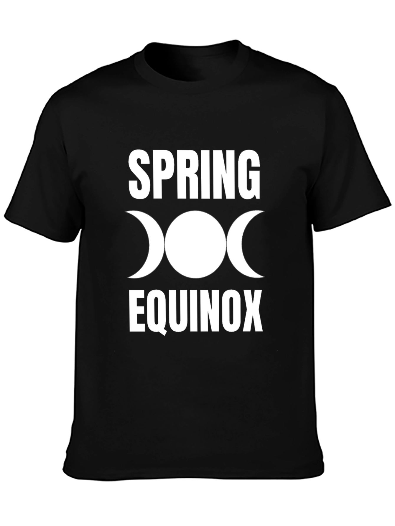 Spring Equinox T-Shirt - Wiccan Triple Moon Goddess Shirt