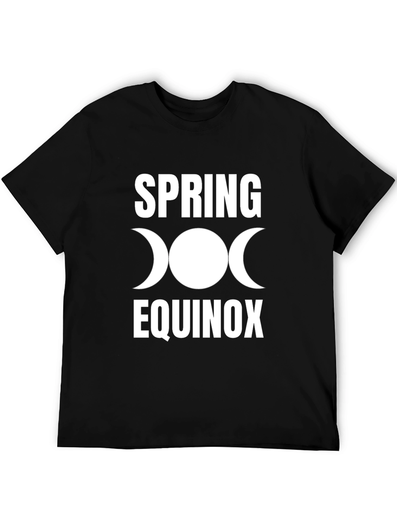 Spring Equinox T-Shirt - Wiccan Triple Moon Goddess Shirt