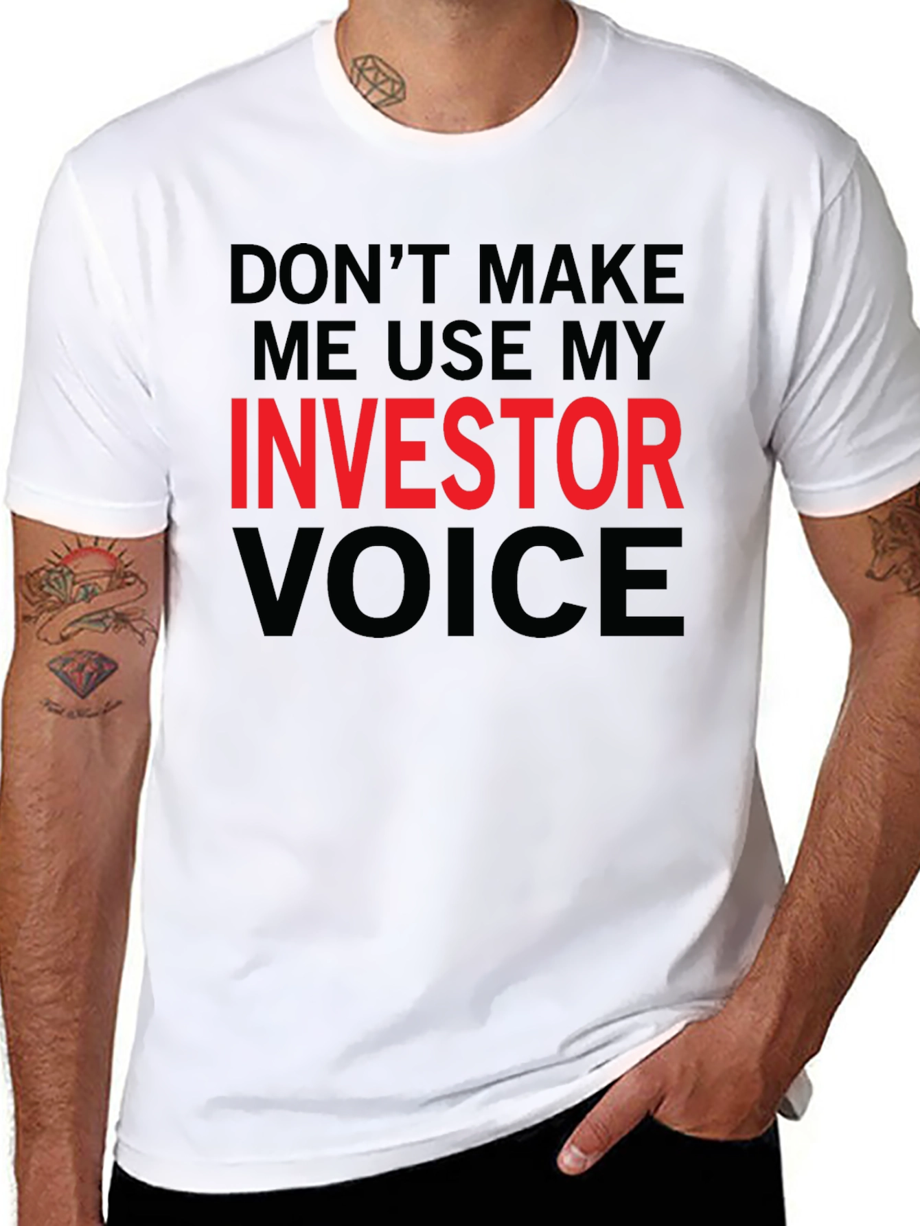 Investor Voice T-Shirt - Funny Investing Tee