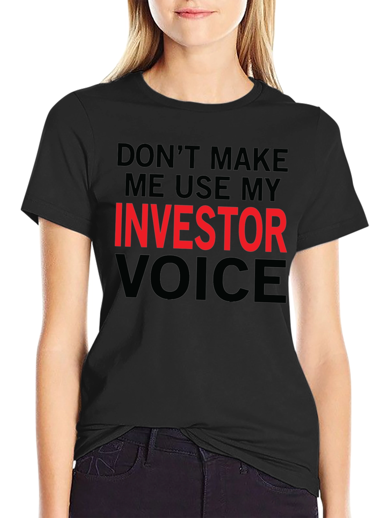Investor Voice T-Shirt - Funny Investing Tee