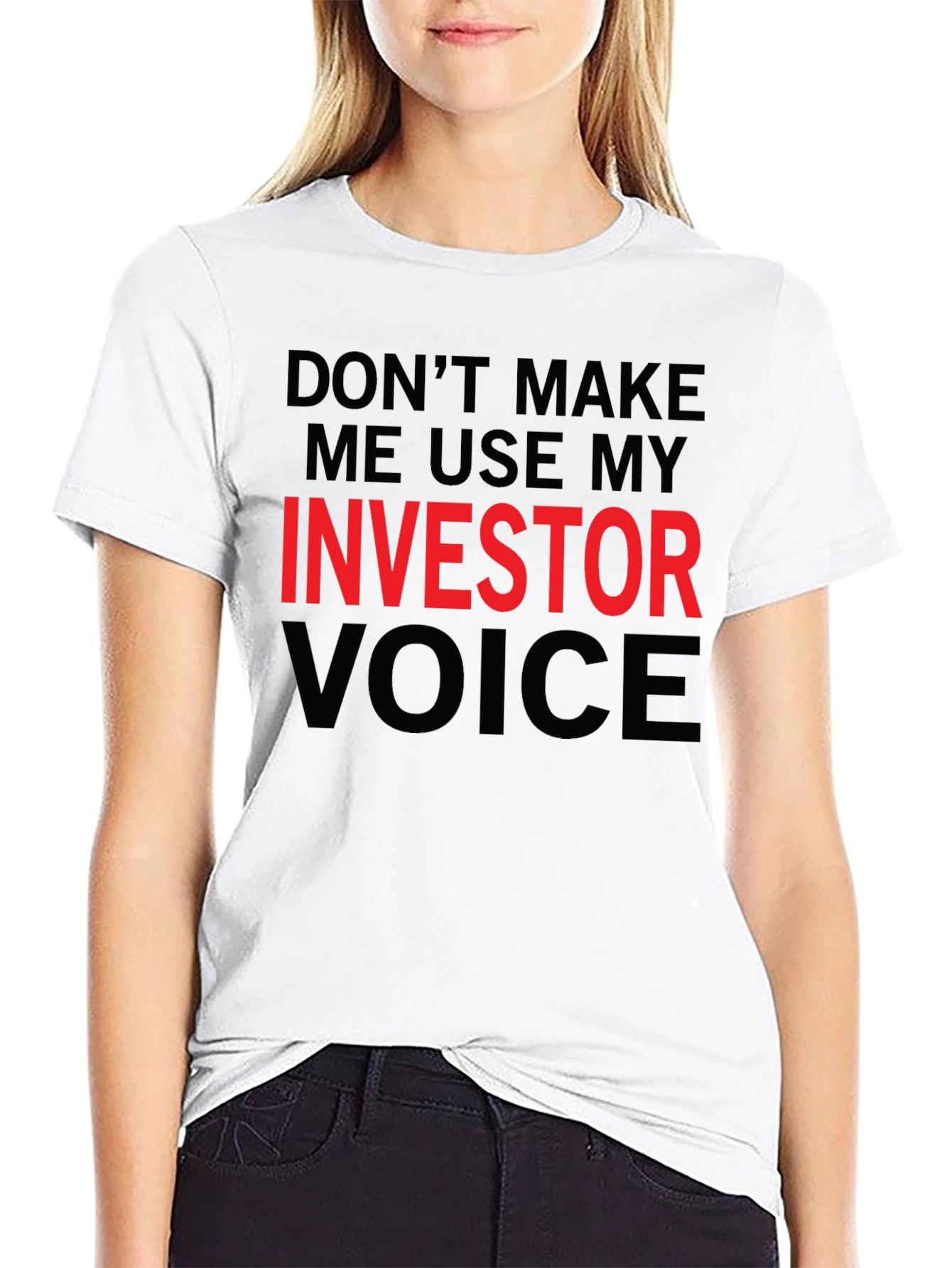 Investor Voice T-Shirt - Funny Investing Tee