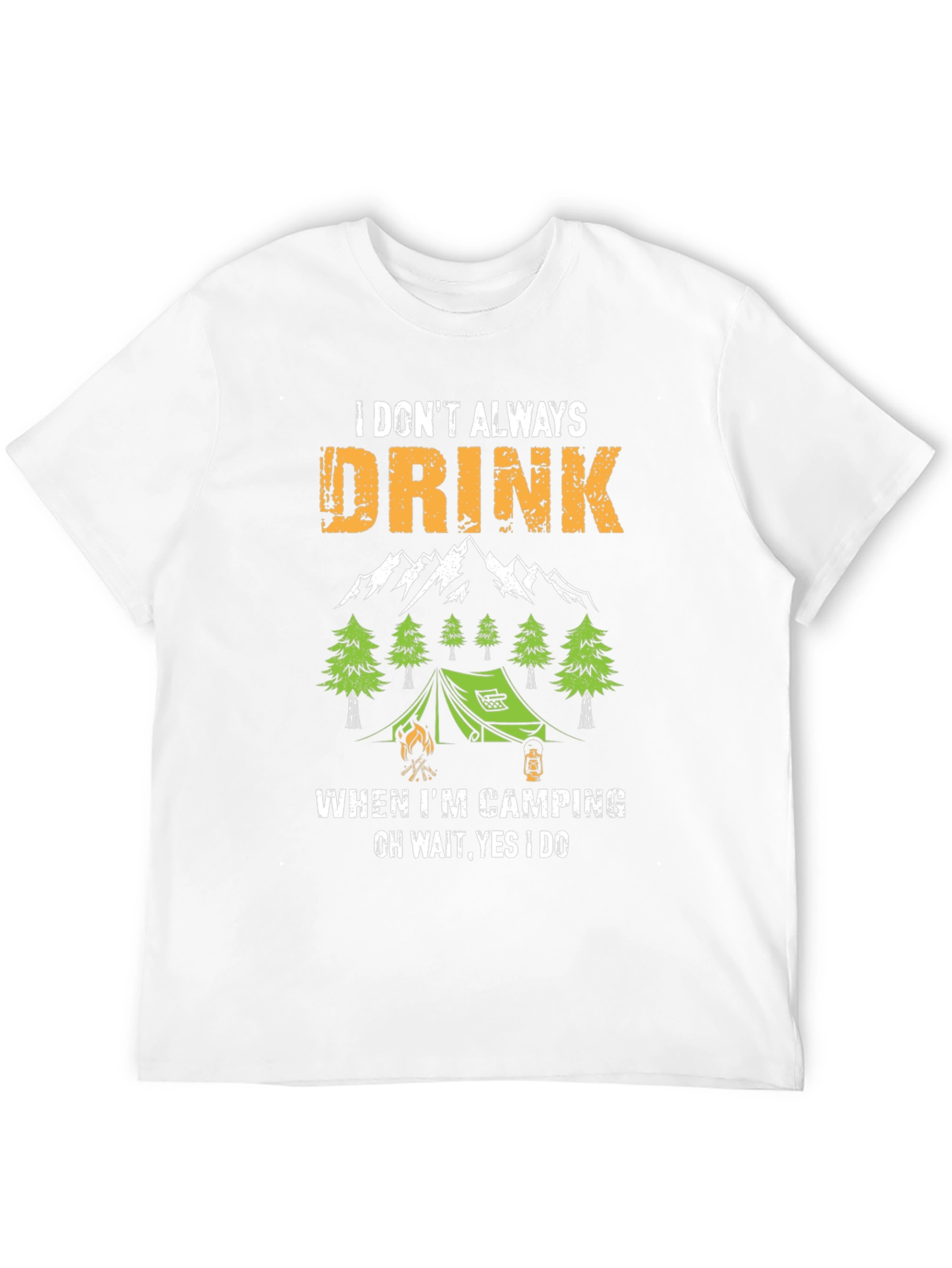 Funny Camping & Drinking T-Shirt