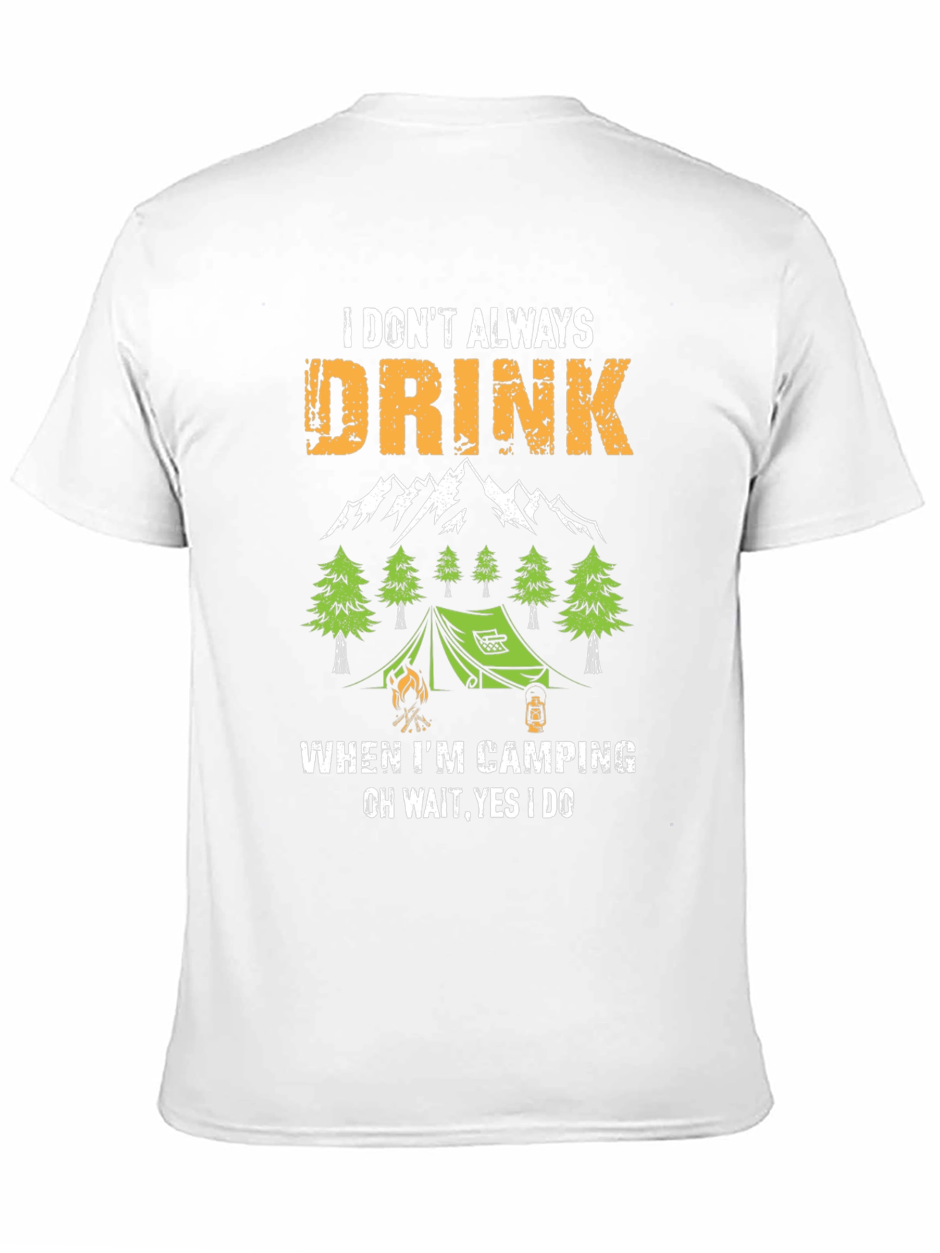 Funny Camping & Drinking T-Shirt