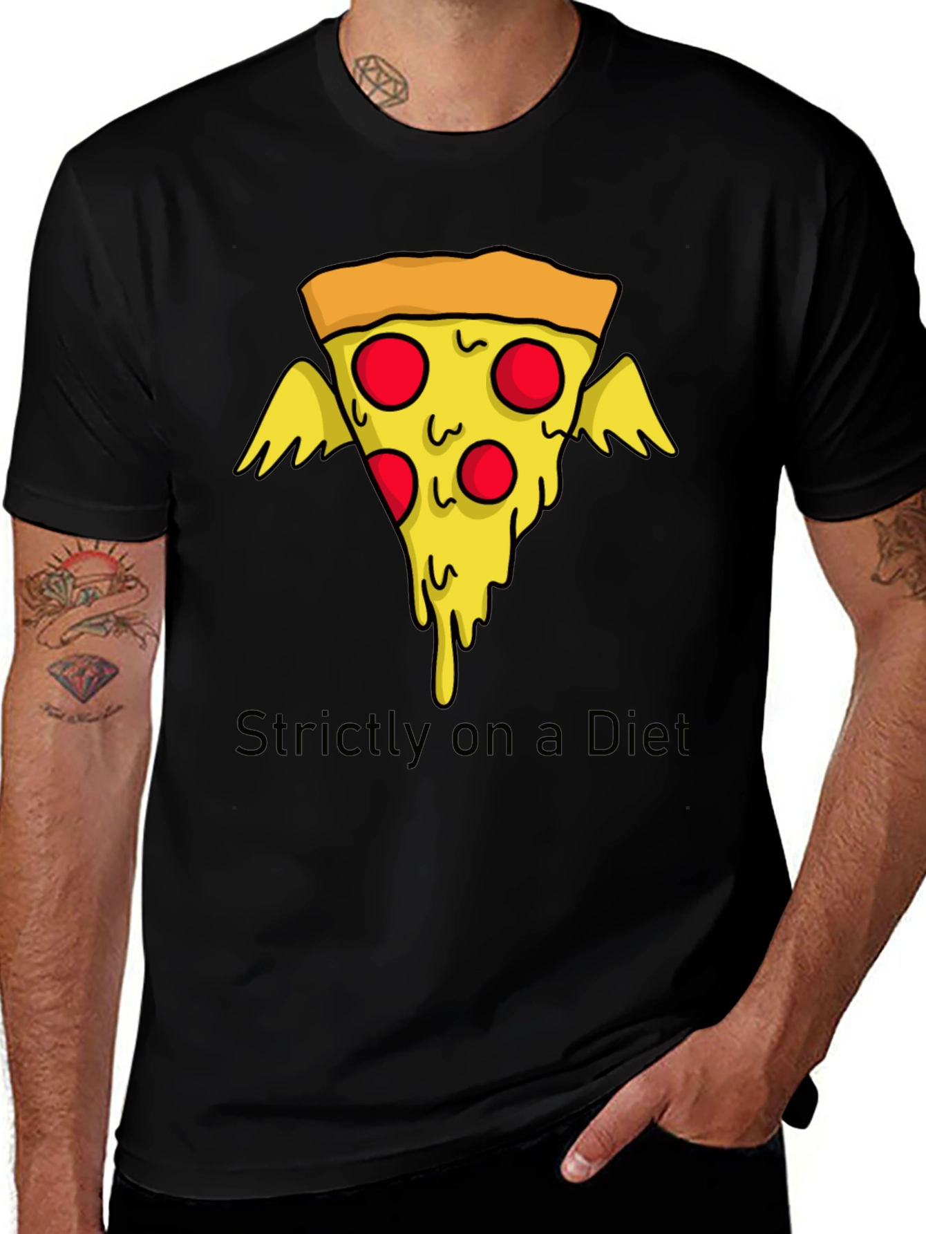 Pizza Diet T-Shirt Funny Foodie Tee