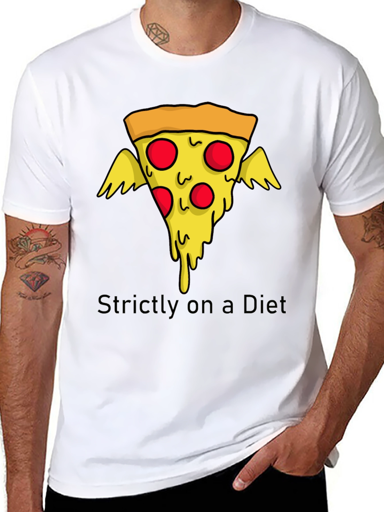 Pizza Diet T-Shirt Funny Foodie Tee