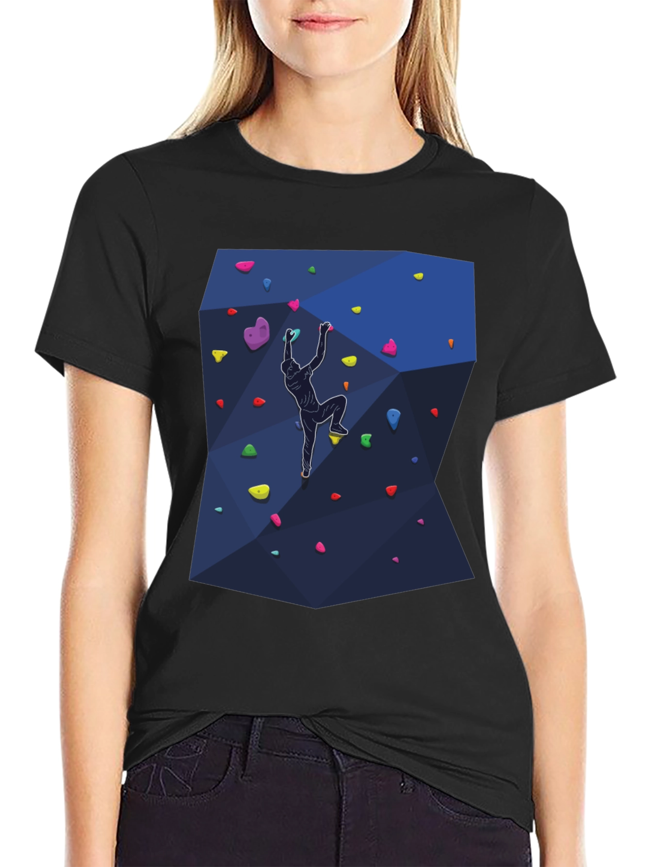 Climbing Wall Graphic Tee - Adventure Awaits!