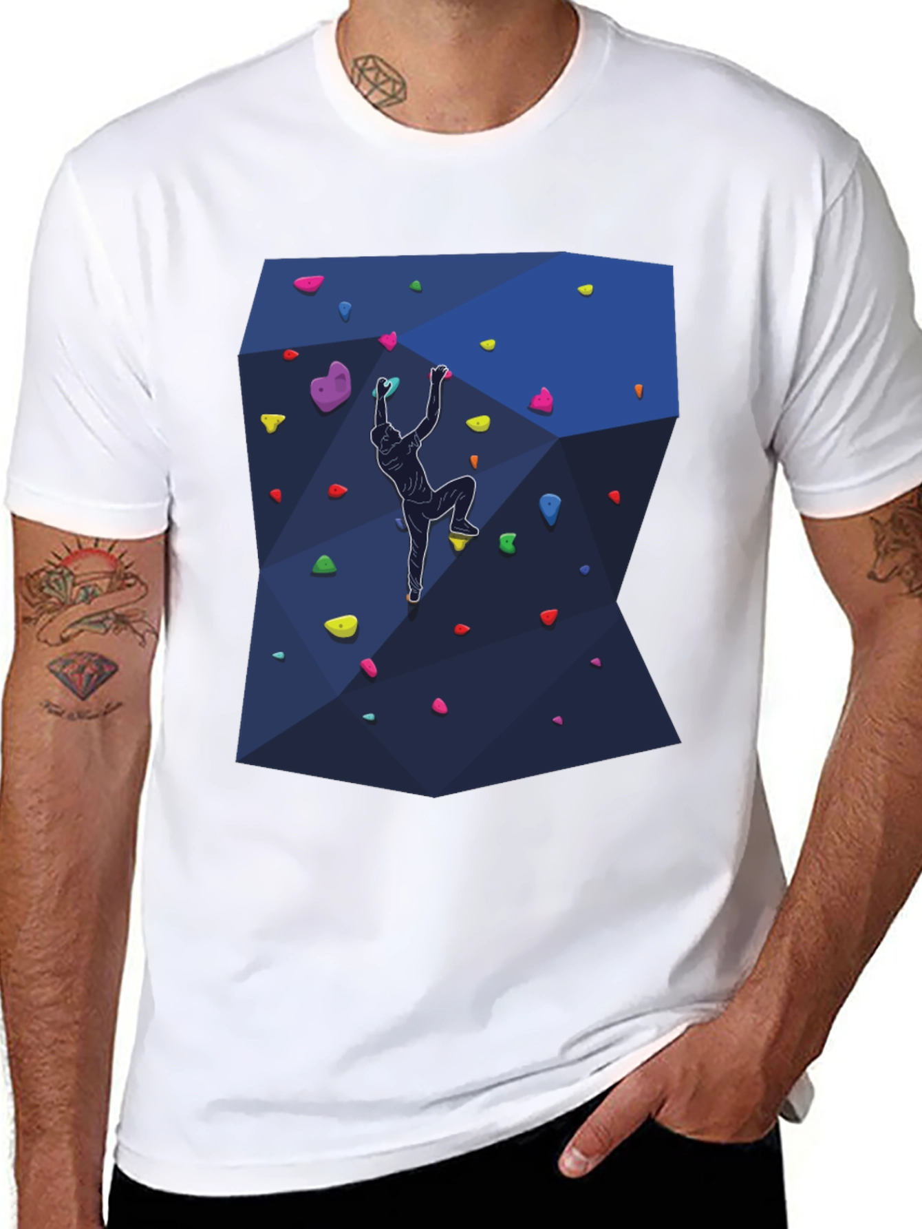 Climbing Wall Graphic Tee - Adventure Awaits!
