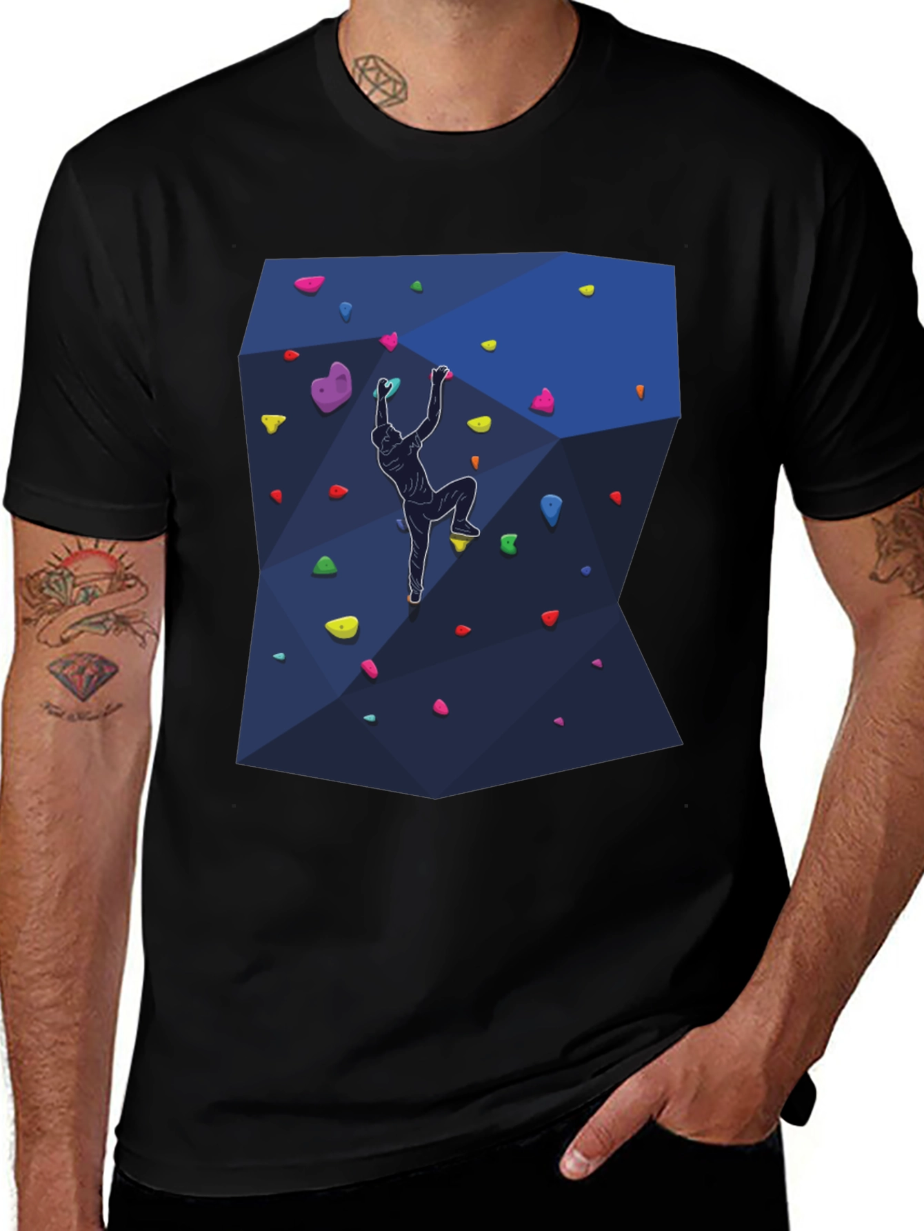 Climbing Wall Graphic Tee - Adventure Awaits!