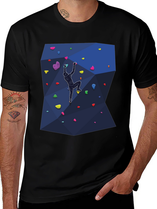 Climbing Wall Graphic Tee - Adventure Awaits!