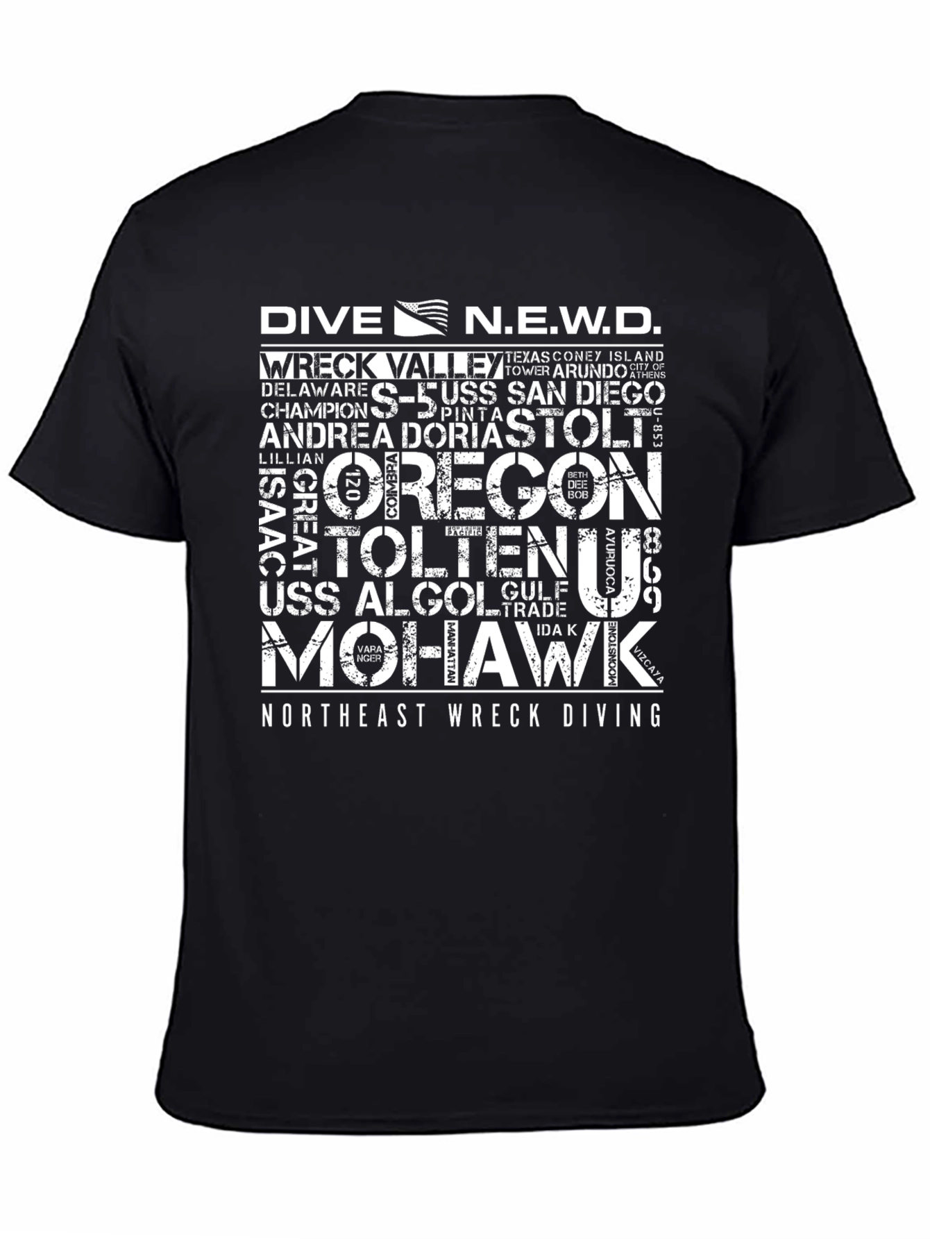 Dive N.E.W.D. Black T-Shirt