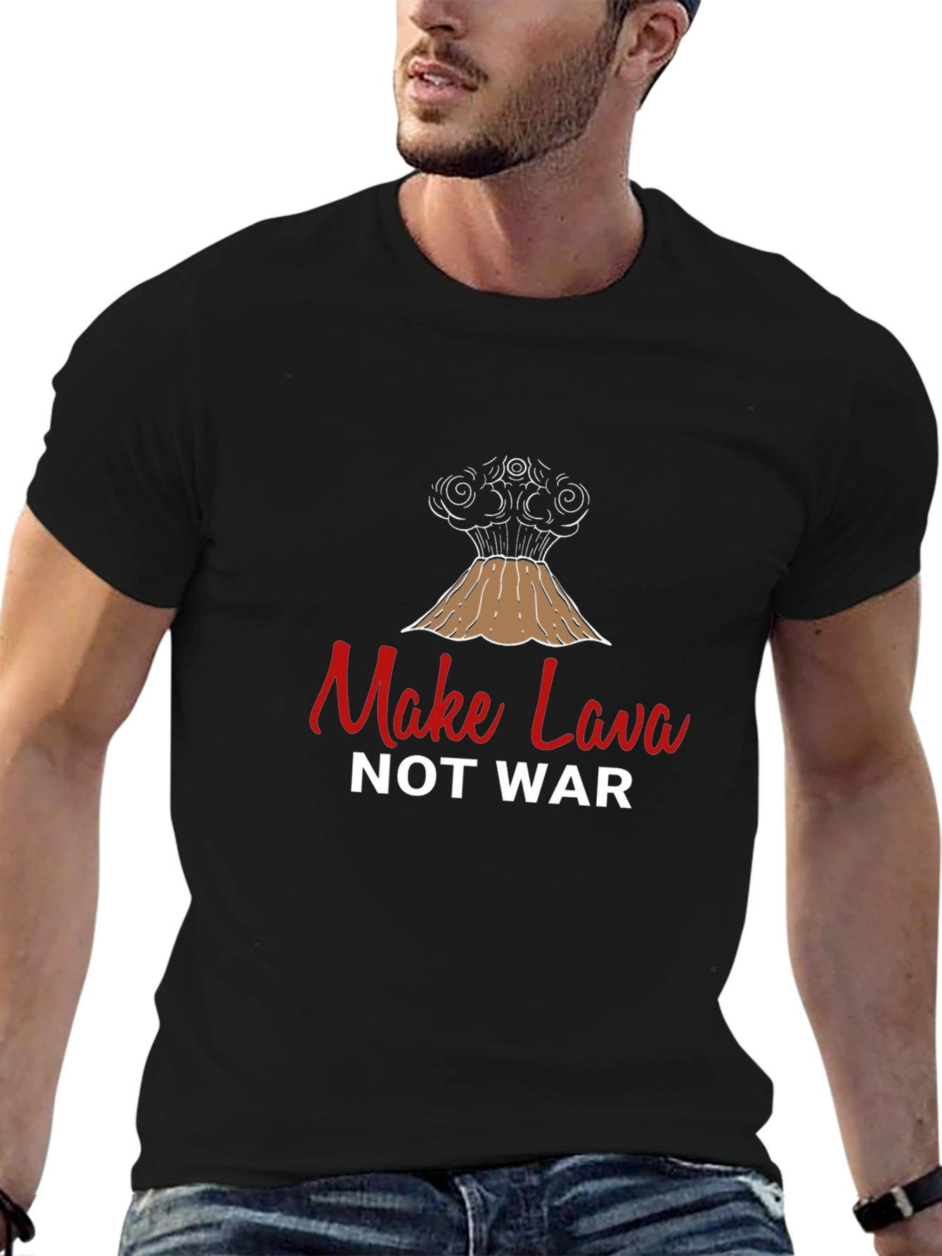 Make Lava Not War Graphic T-Shirt