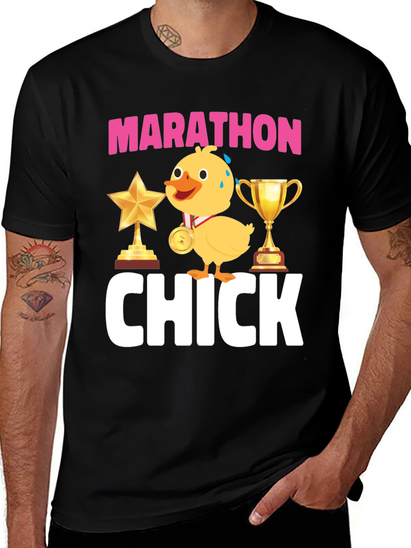 Marathon Chick Graphic T-Shirt