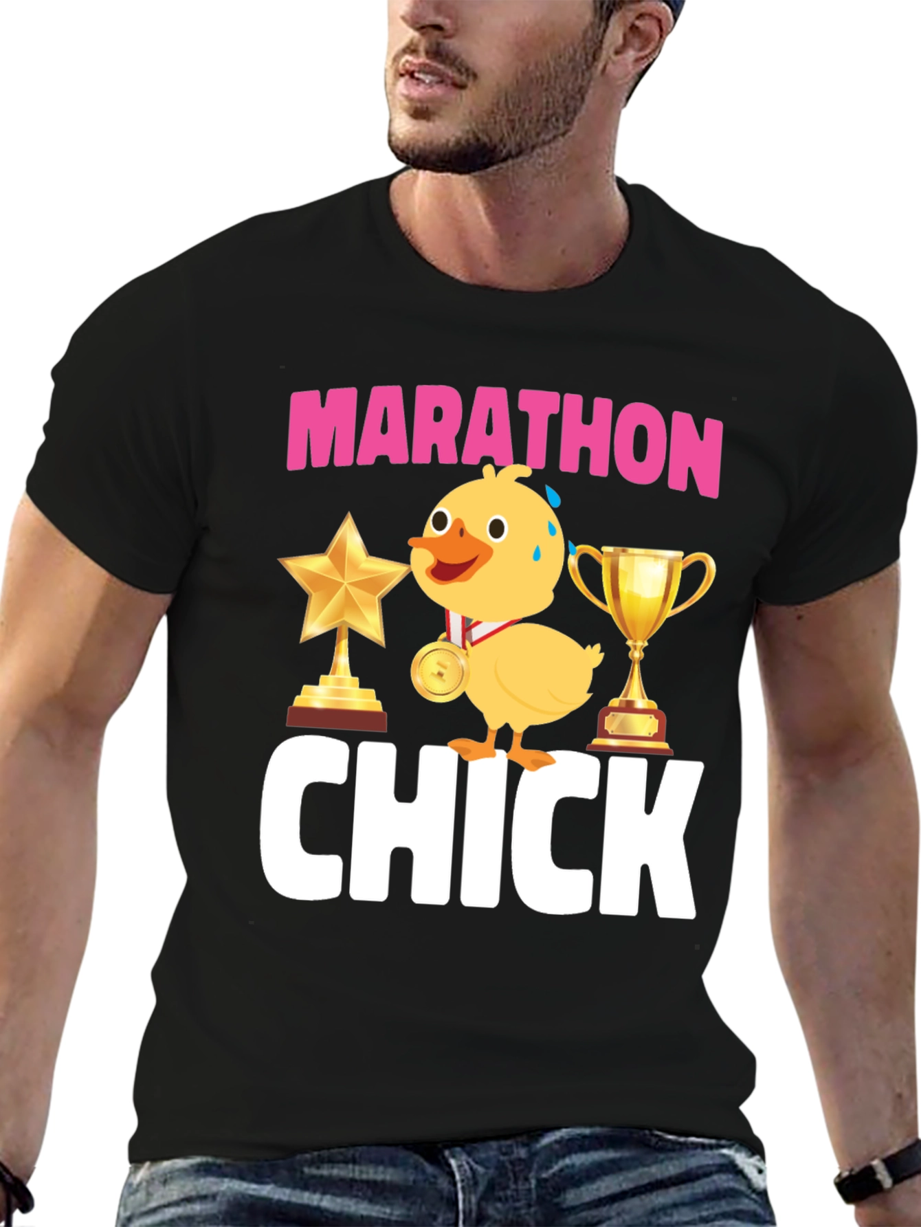 Marathon Chick Graphic T-Shirt