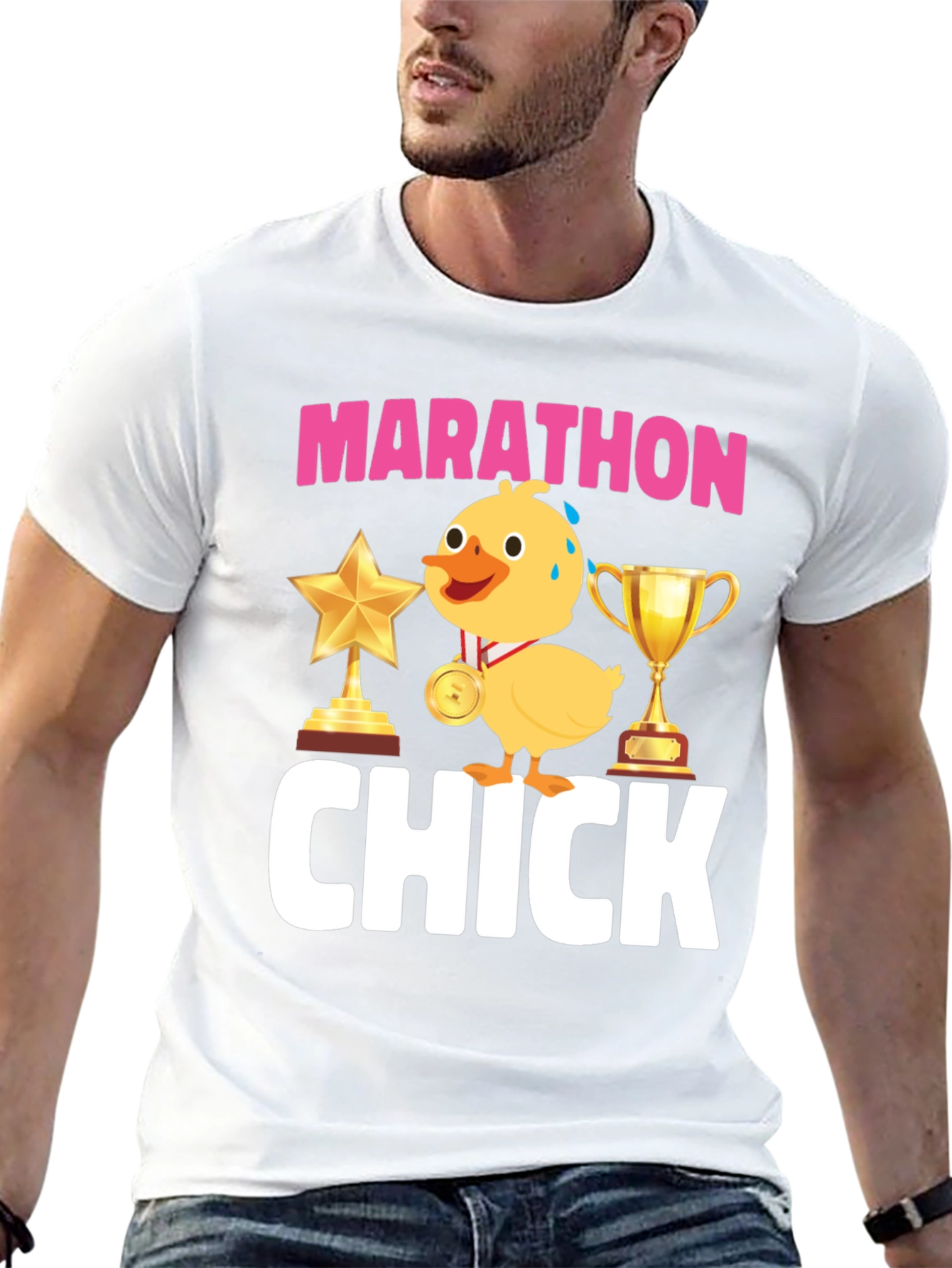 Marathon Chick Graphic T-Shirt