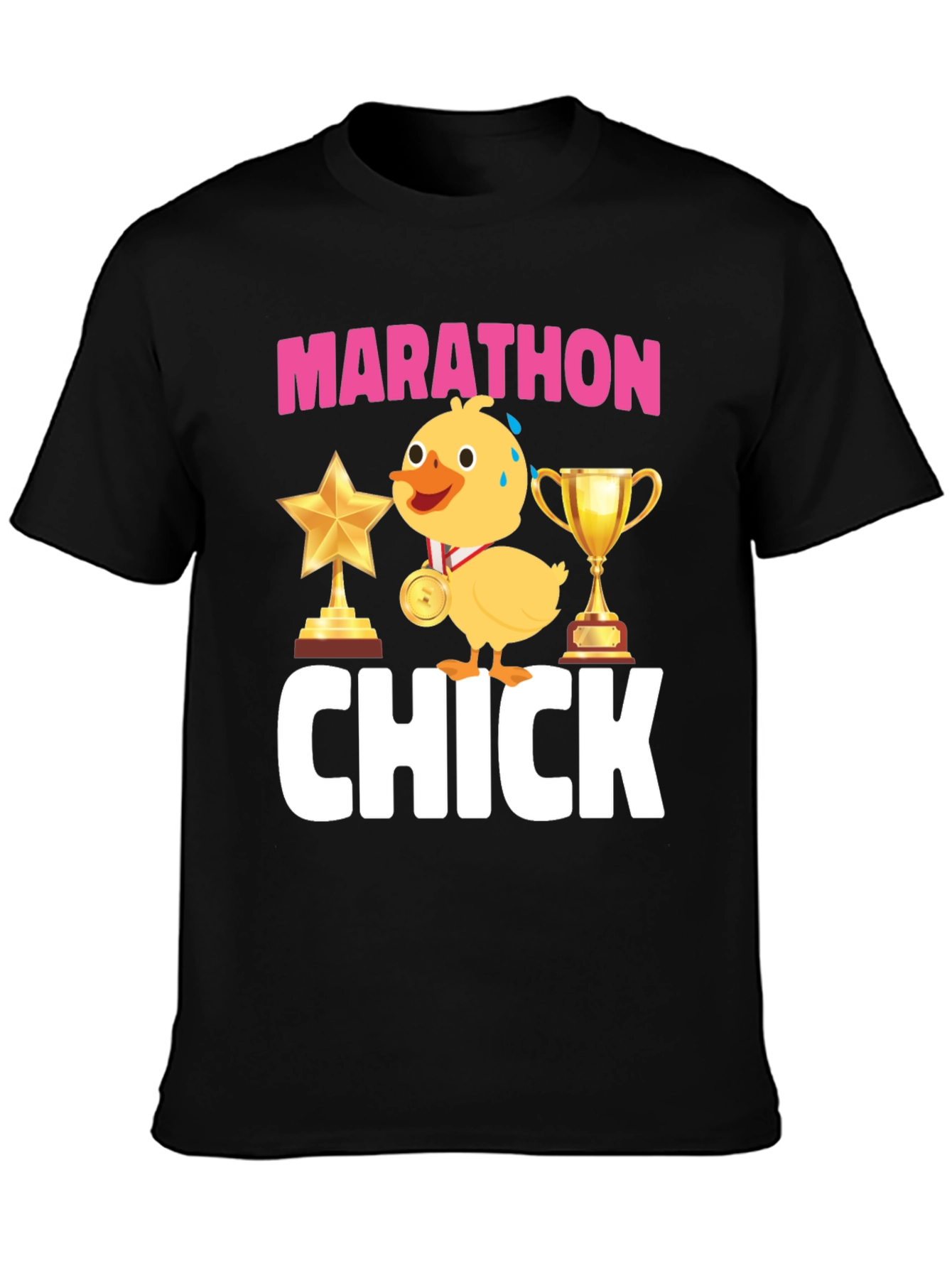 Marathon Chick Graphic T-Shirt