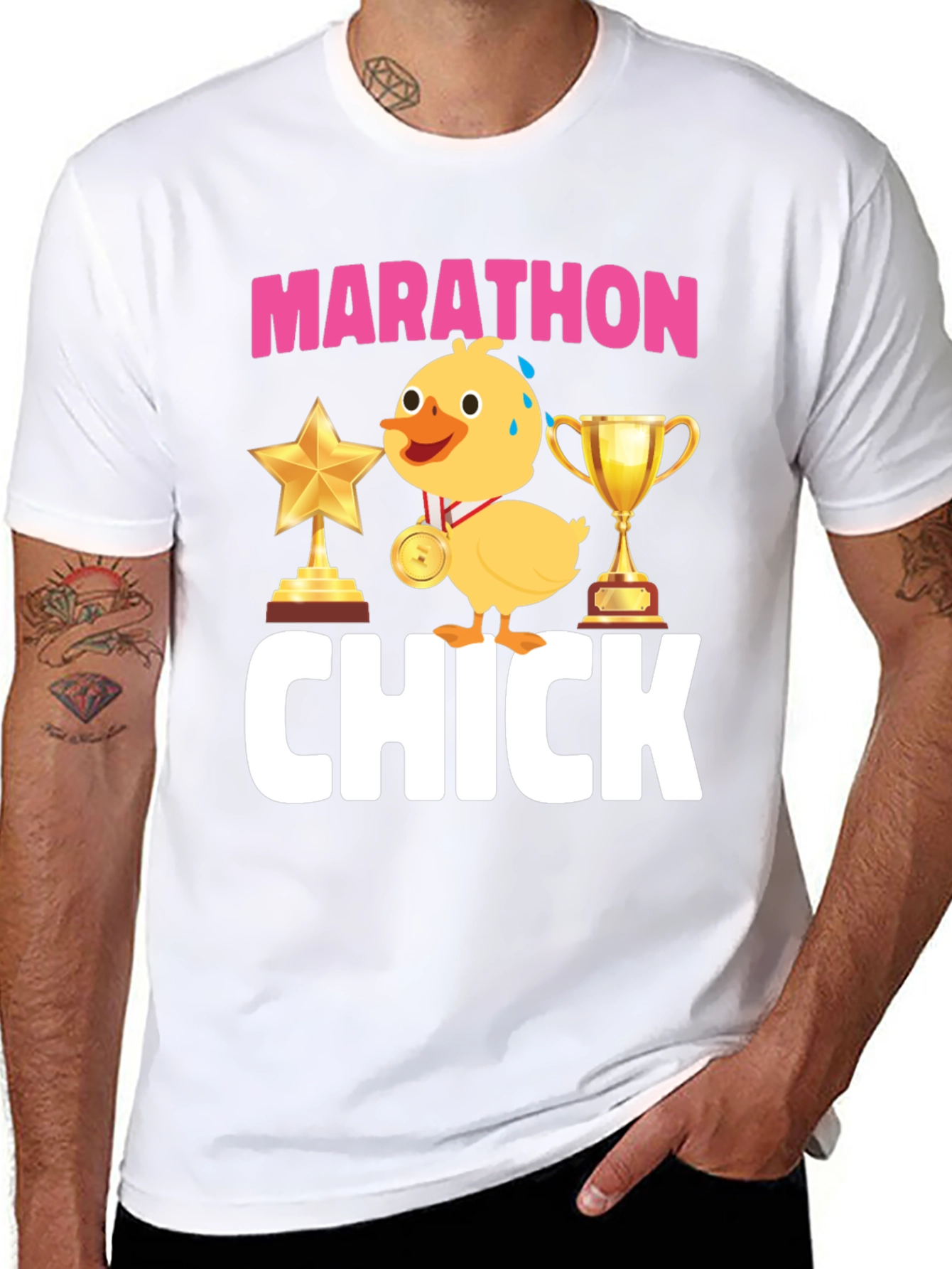 Marathon Chick Graphic T-Shirt