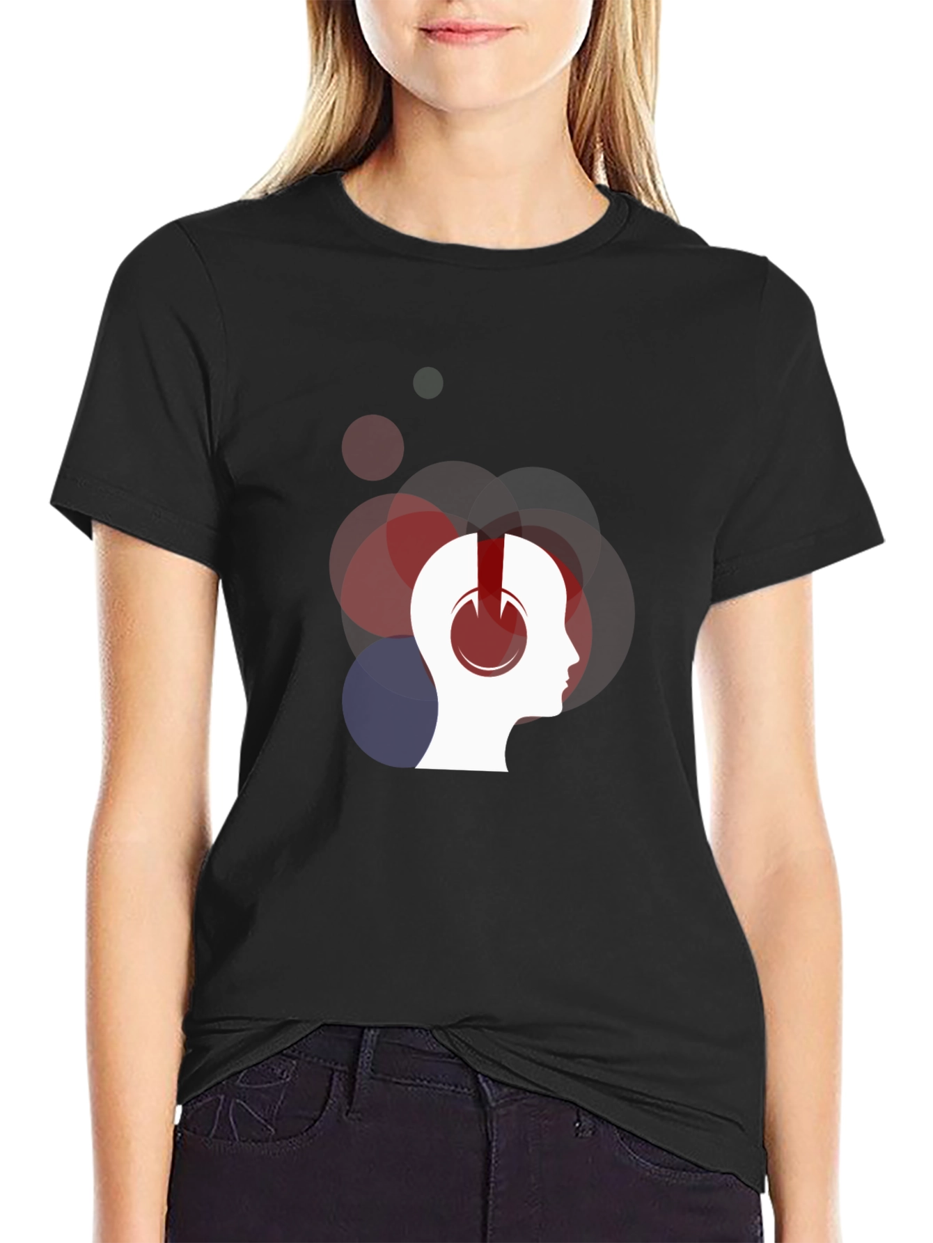 Headphones Mind T-Shirt - Music Lover Tee