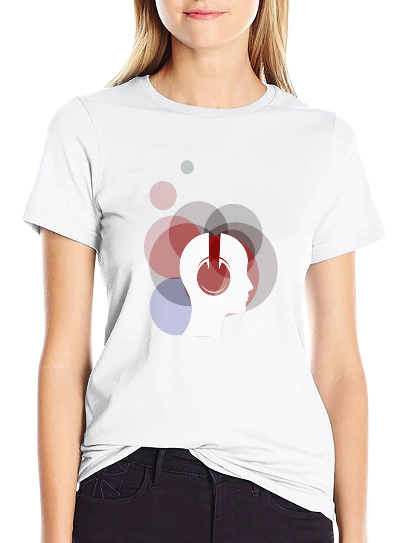 Headphones Mind T-Shirt - Music Lover Tee
