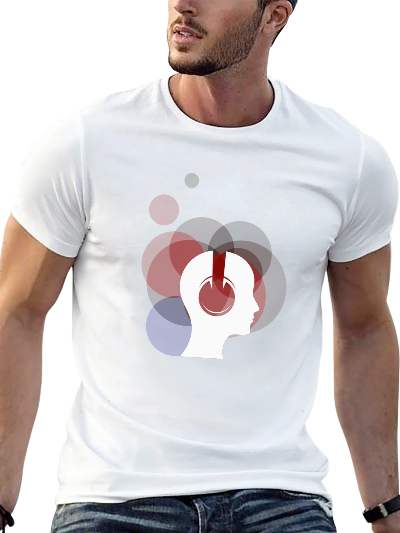 Headphones Mind T-Shirt - Music Lover Tee