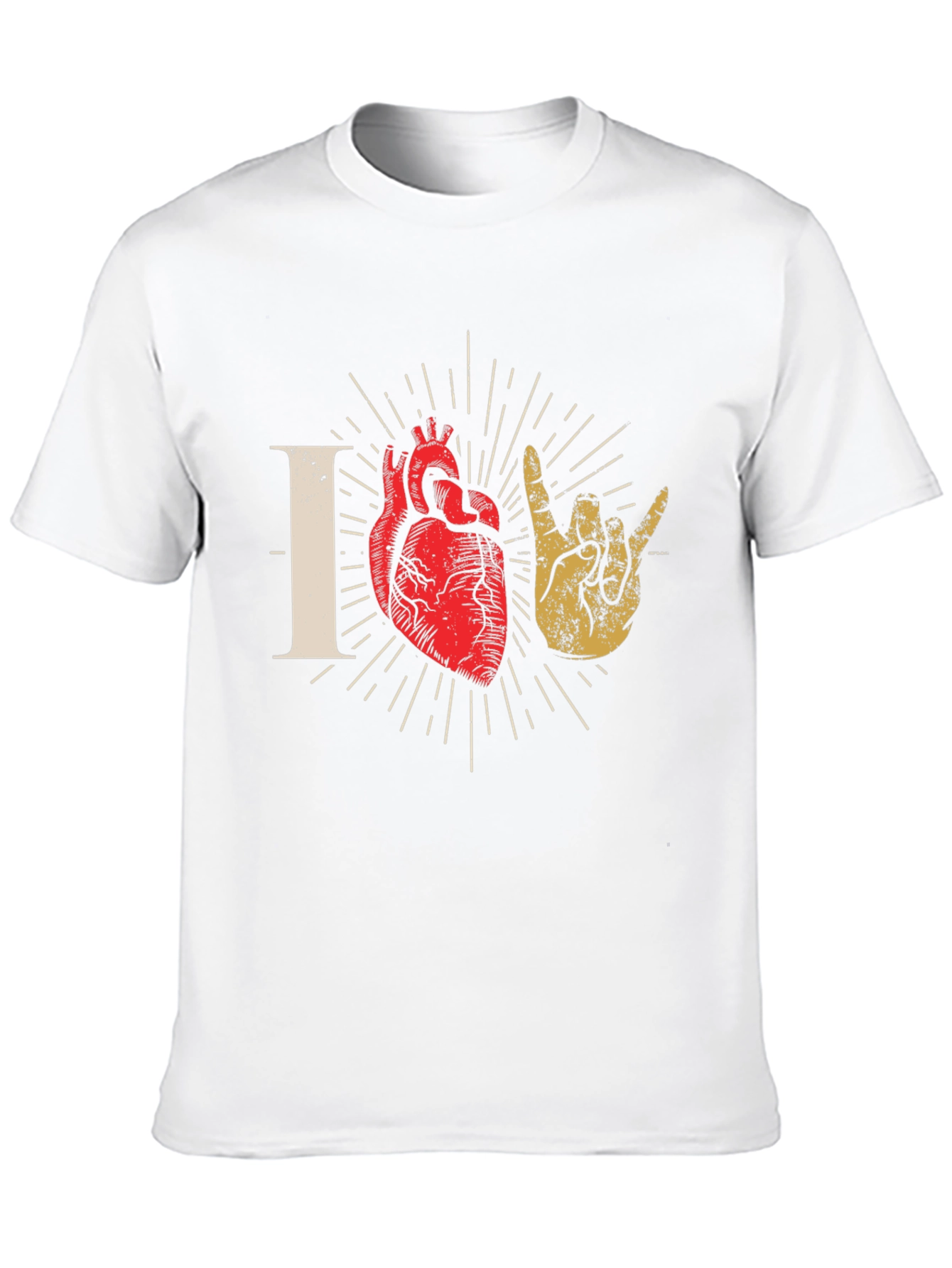 I Love You Hand Heart T-Shirt