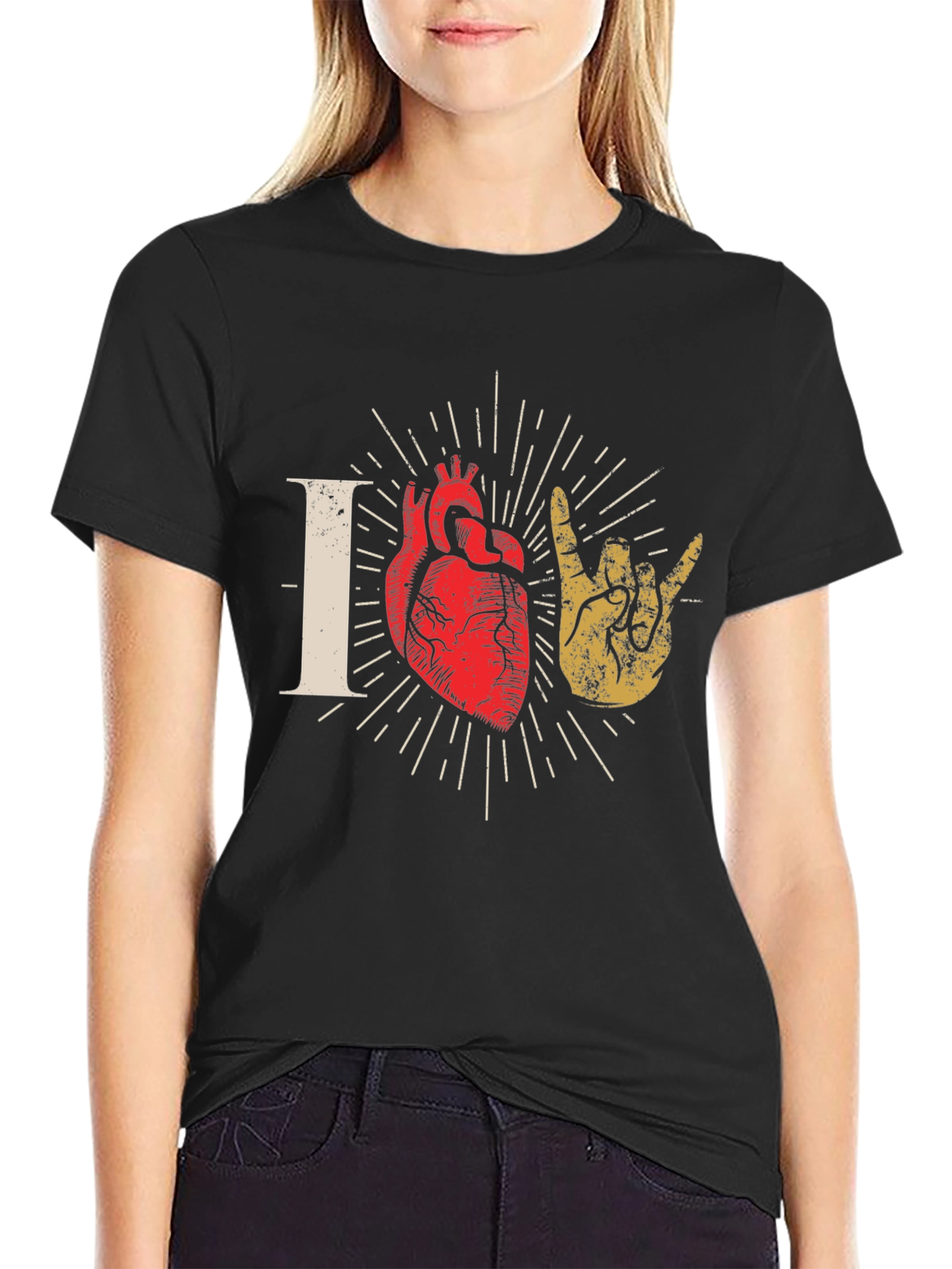 I Love You Hand Heart T-Shirt