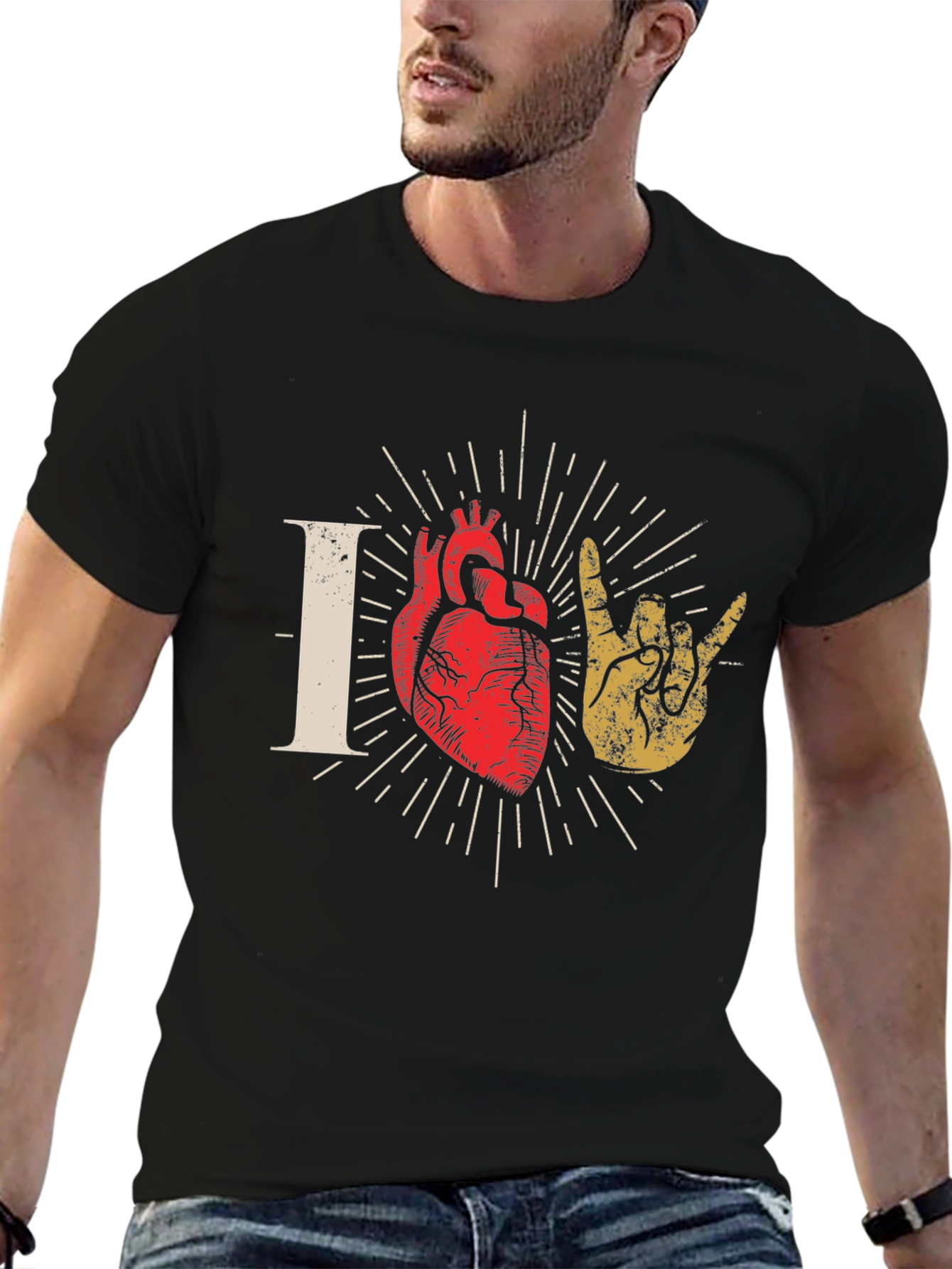 I Love You Hand Heart T-Shirt