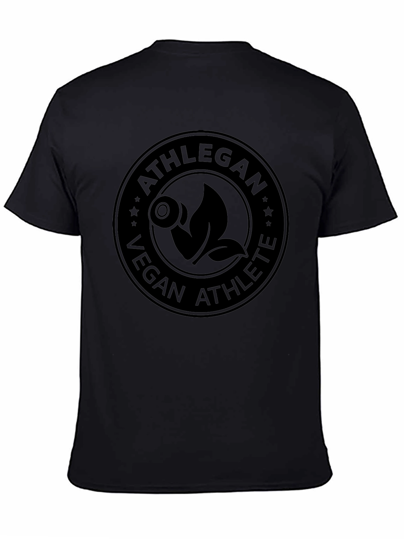 Athlegan Vegan Athlete Black T-Shirt