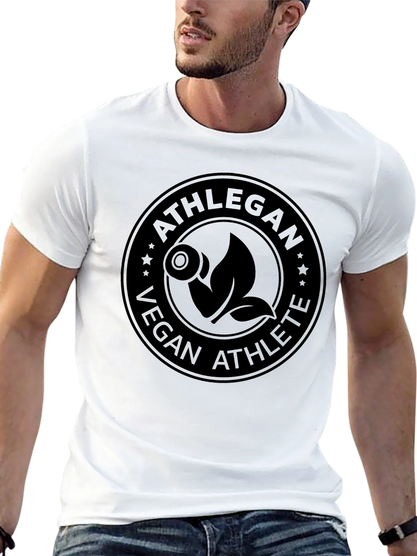Athlegan Vegan Athlete Black T-Shirt