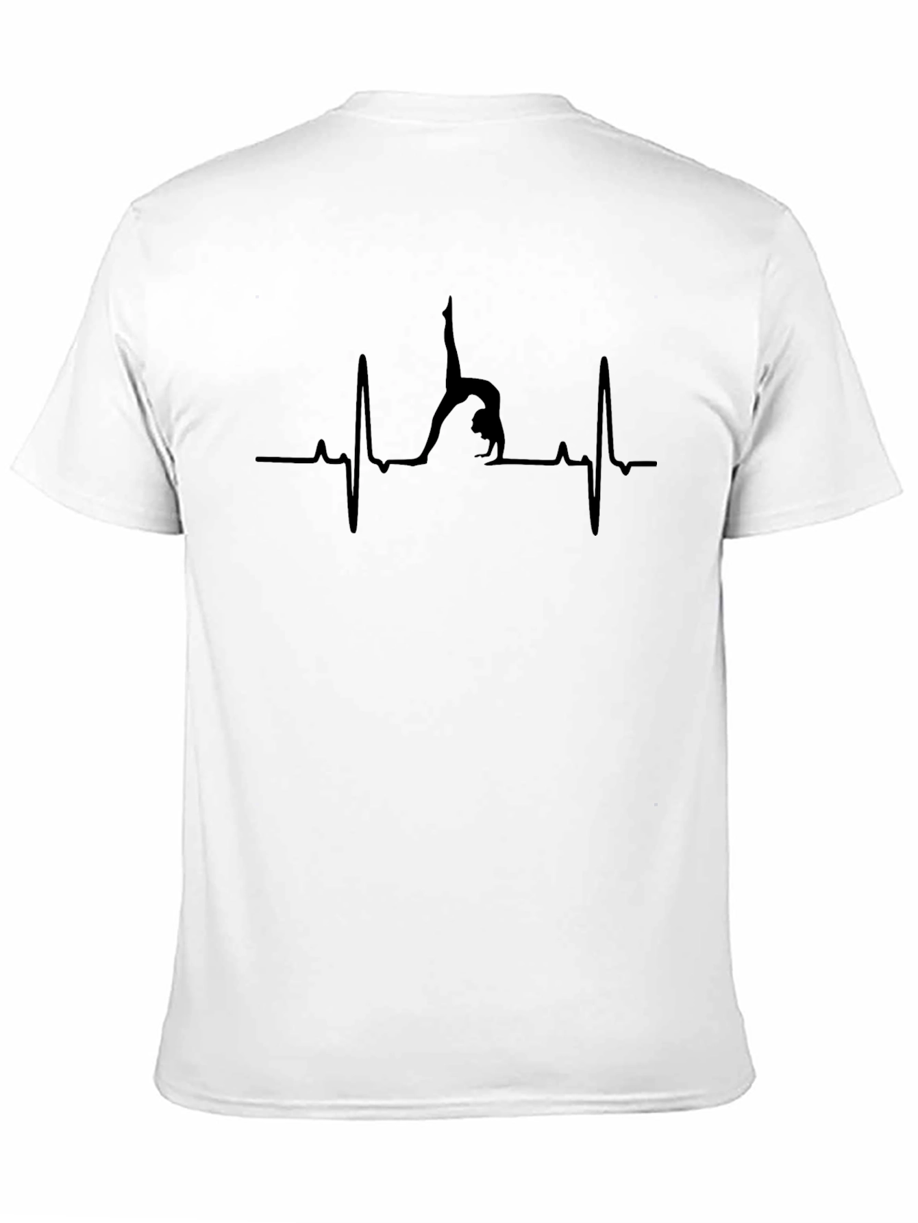 Gymnast Heartbeat Black T-Shirt