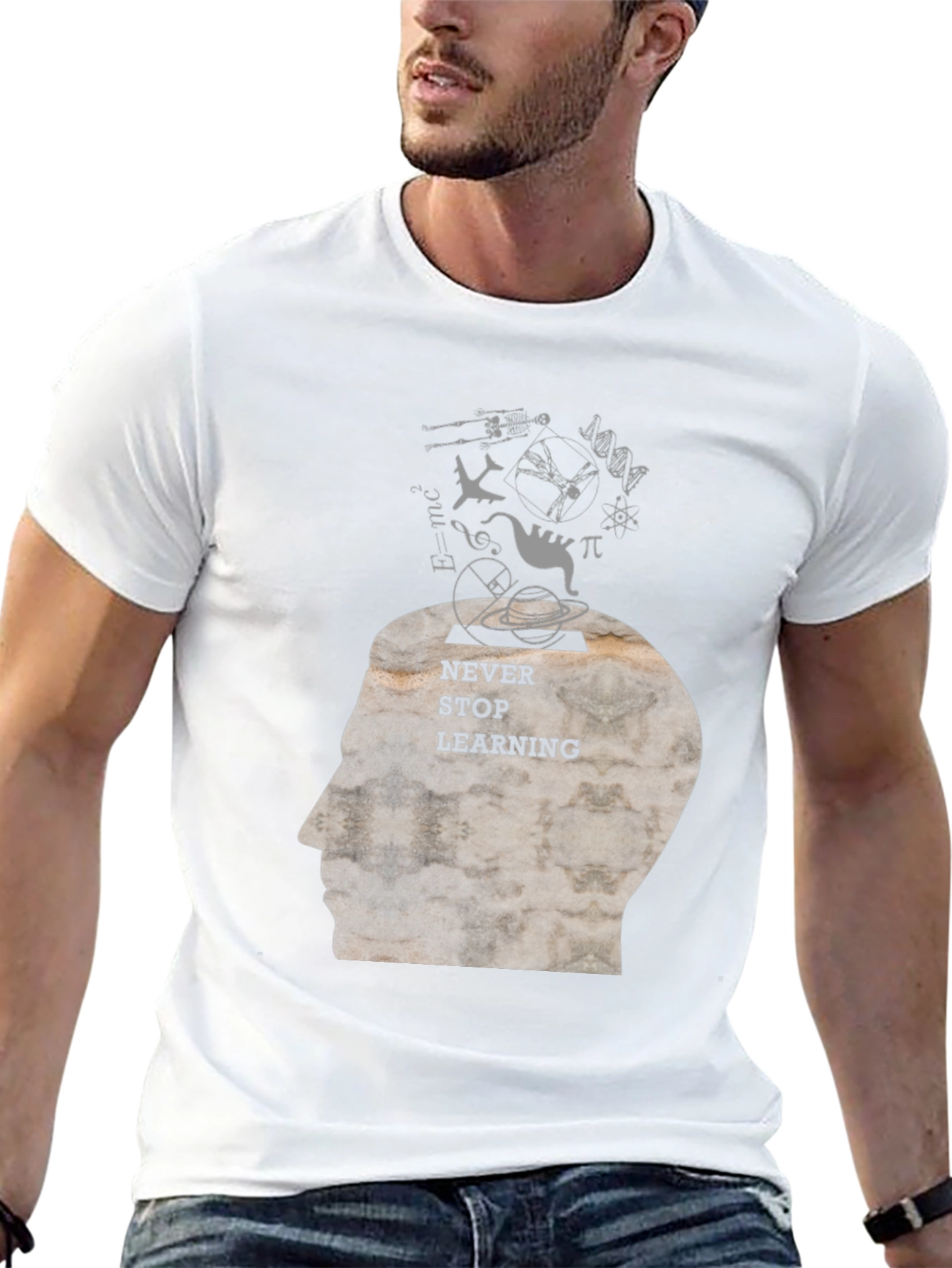 Never Stop Learning Graphic Tee
