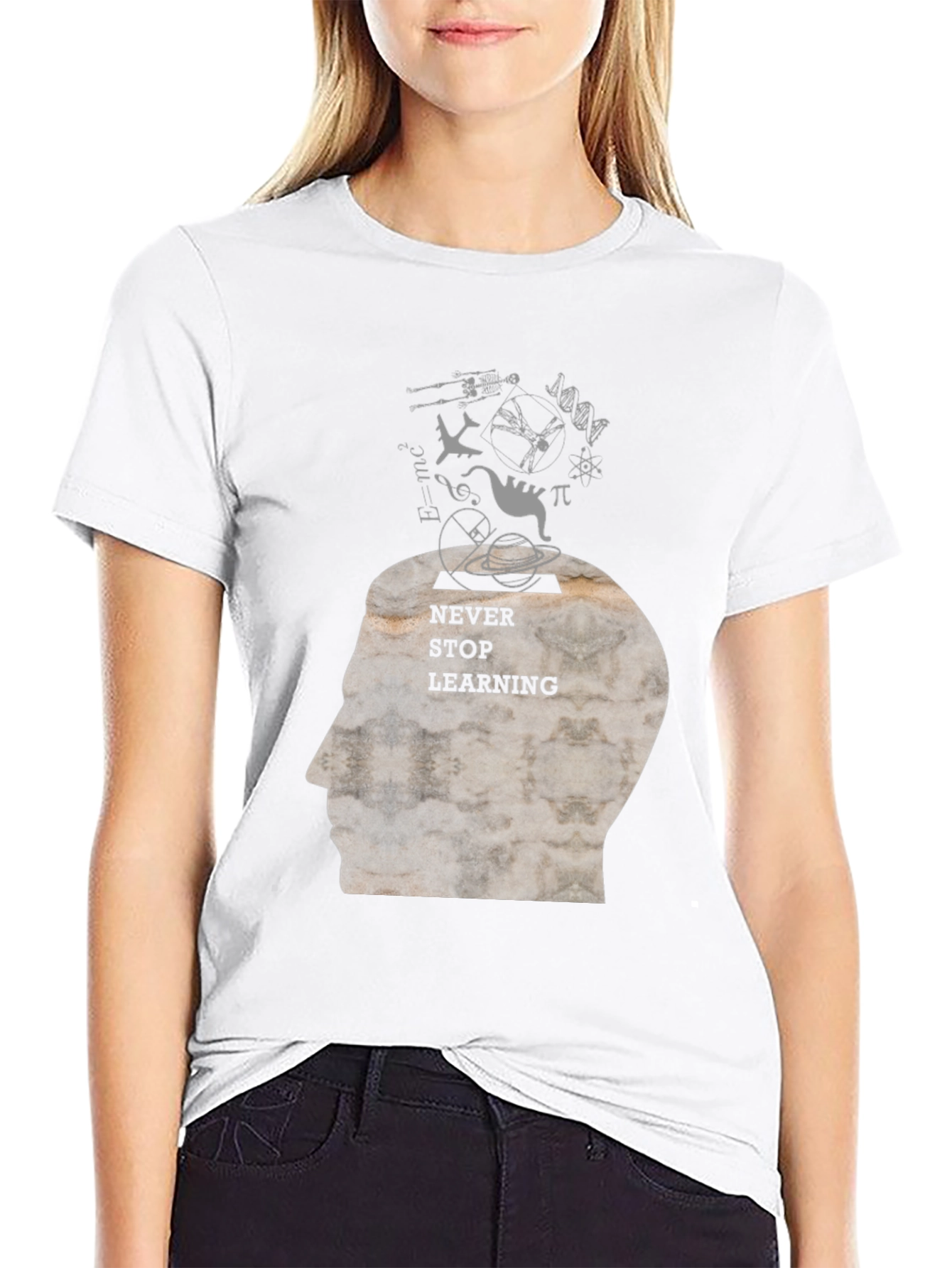 Never Stop Learning Graphic Tee