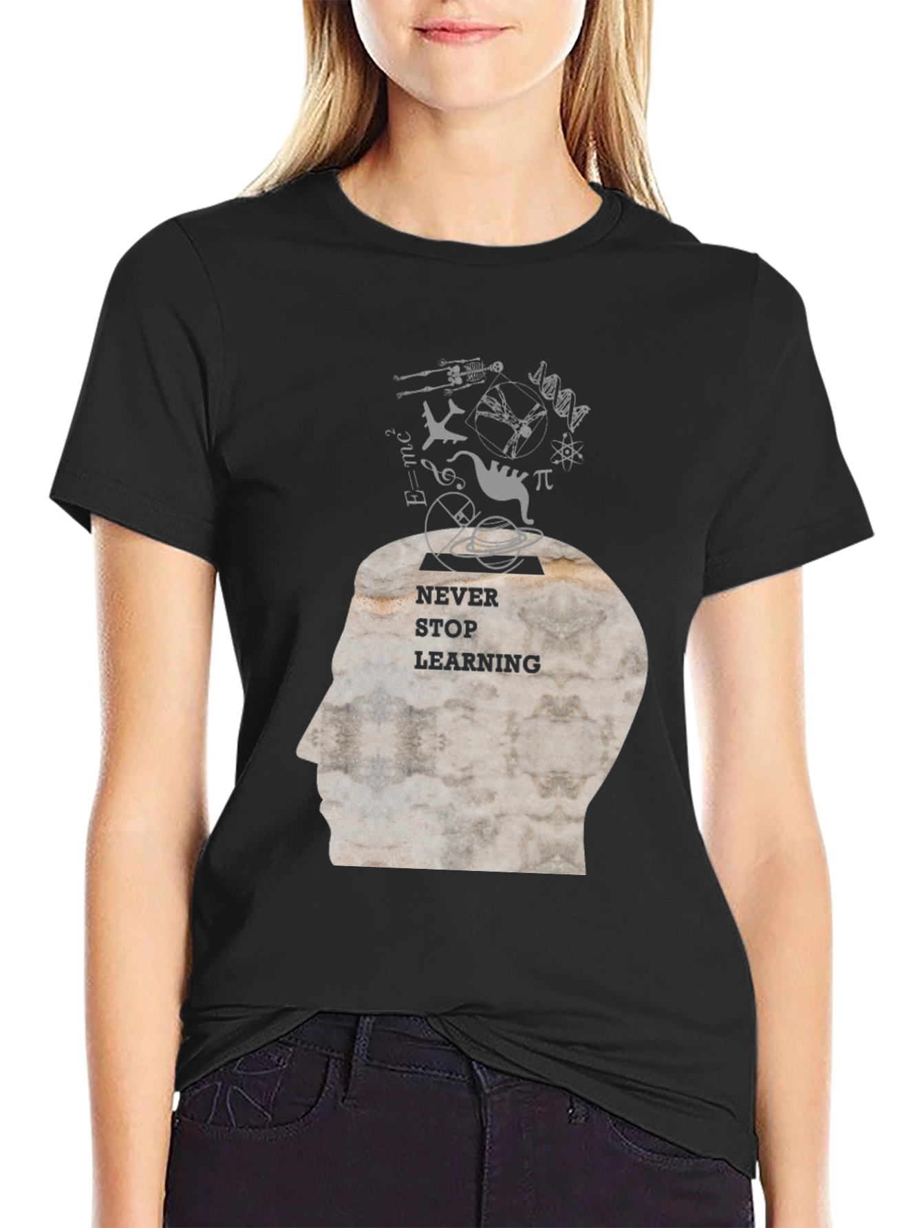 Never Stop Learning Graphic Tee