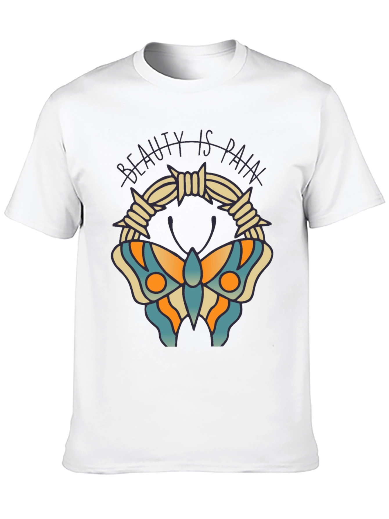 Beauty is Pain Butterfly T-Shirt