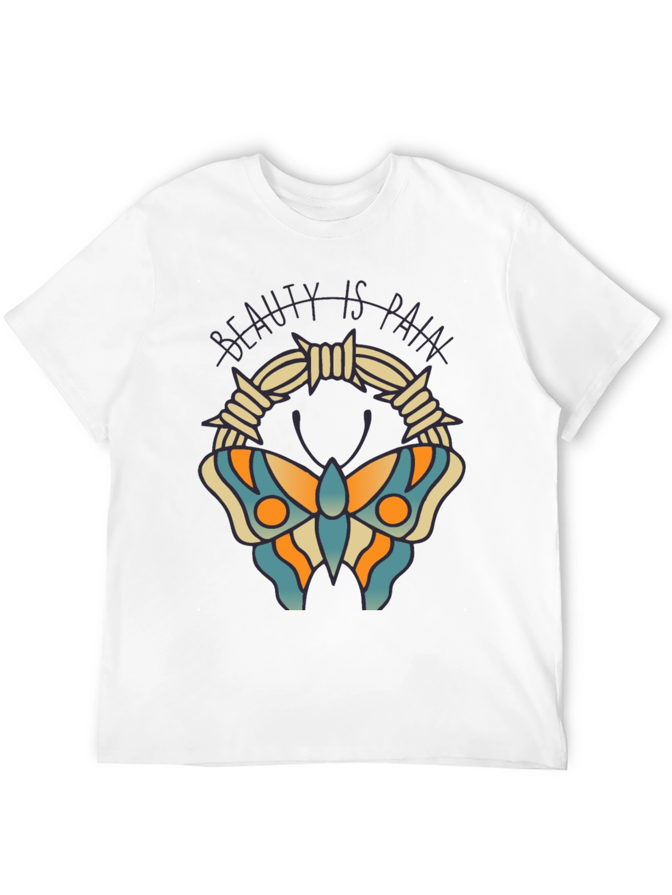 Beauty is Pain Butterfly T-Shirt