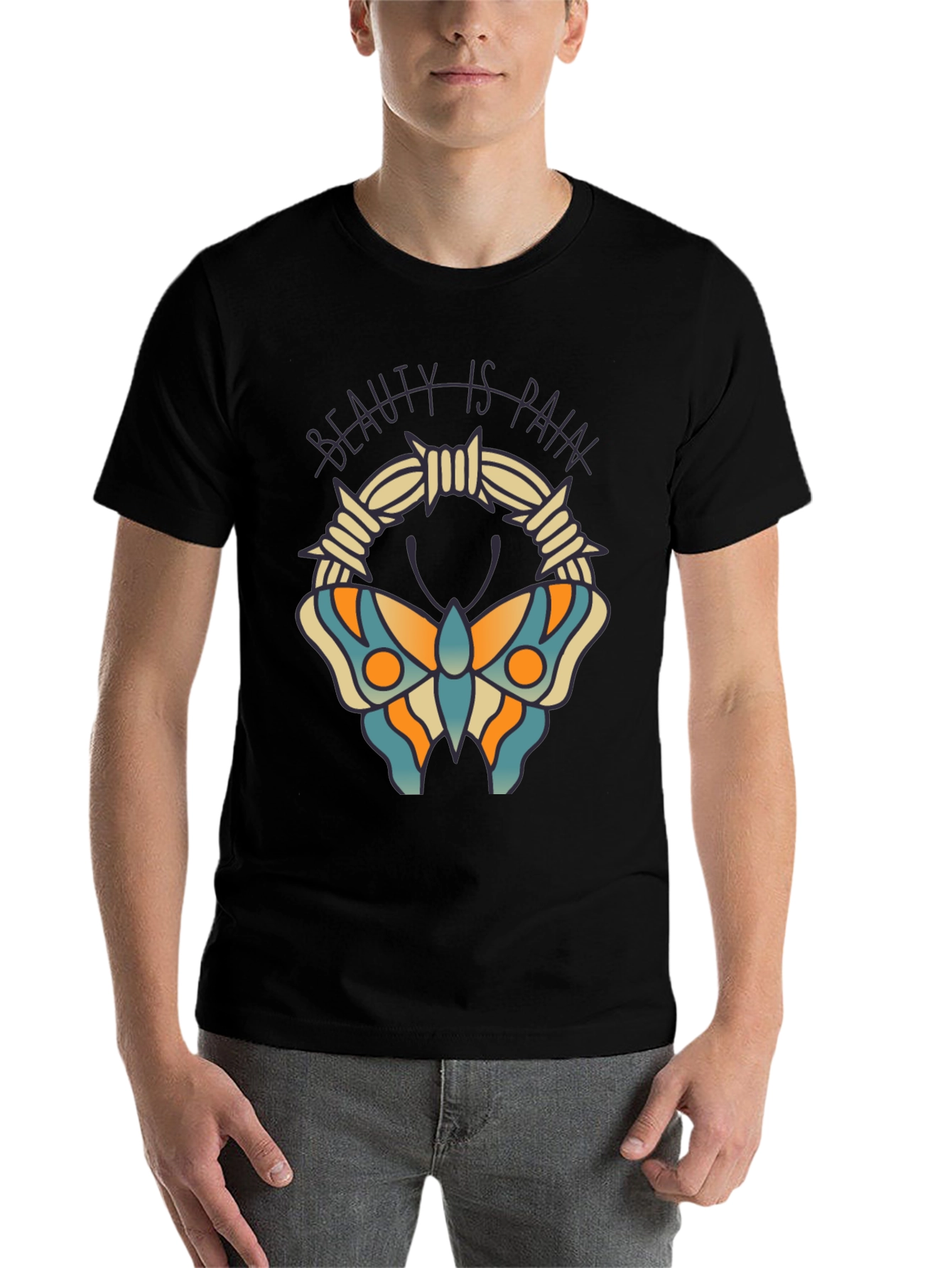 Beauty is Pain Butterfly T-Shirt