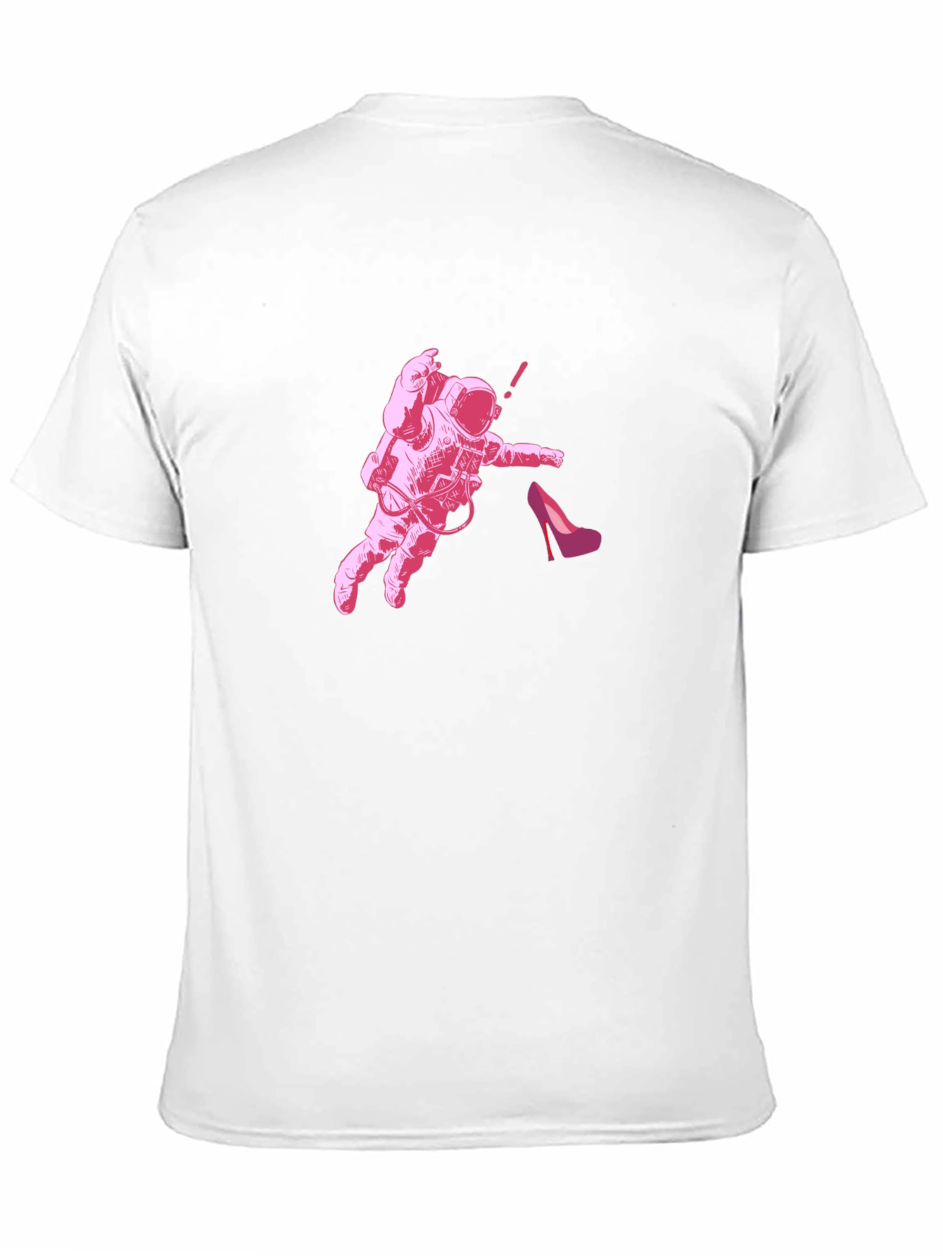 Astronaut & Heel Black Graphic Tee