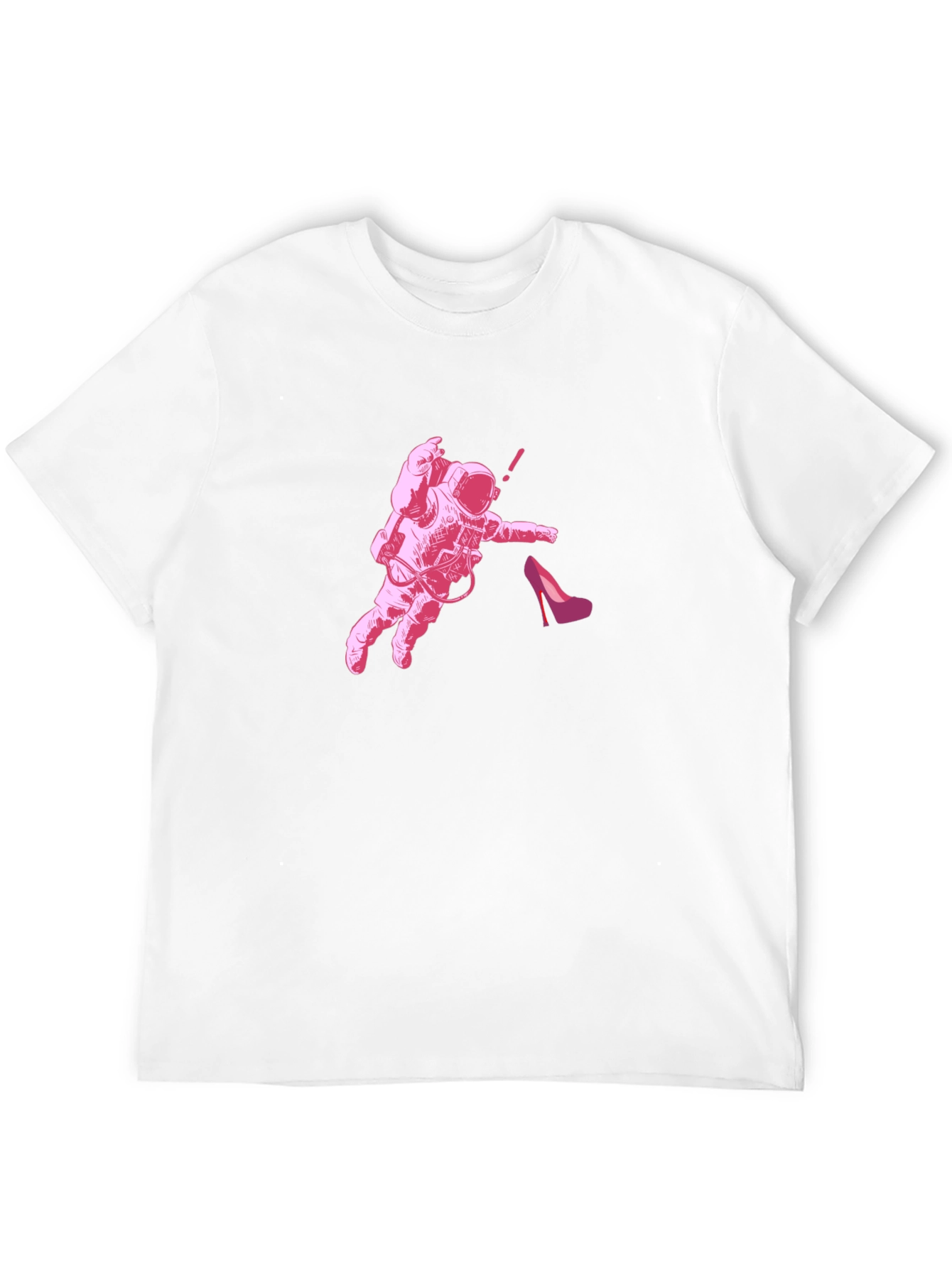 Astronaut & Heel Black Graphic Tee