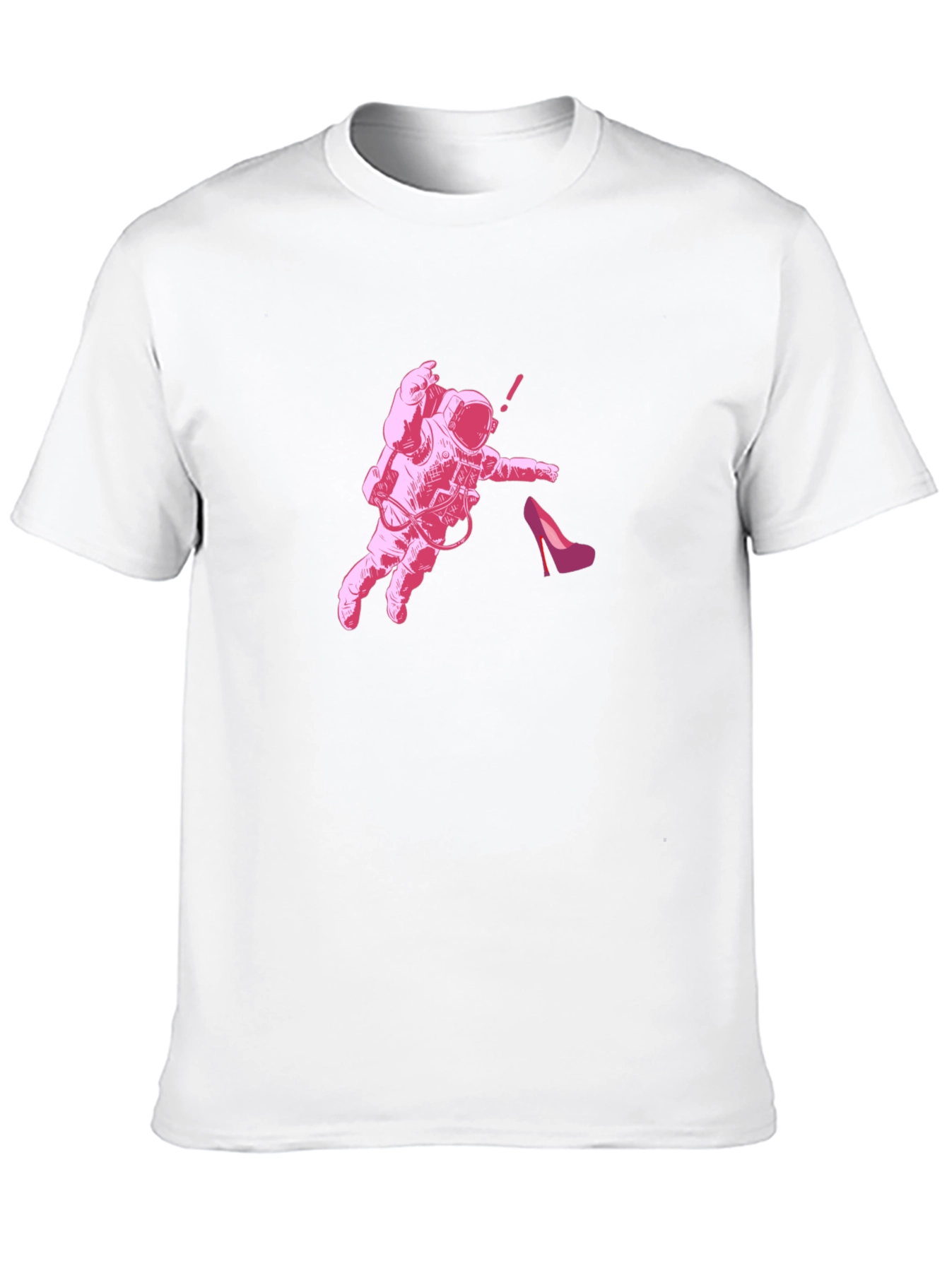 Astronaut & Heel Black Graphic Tee