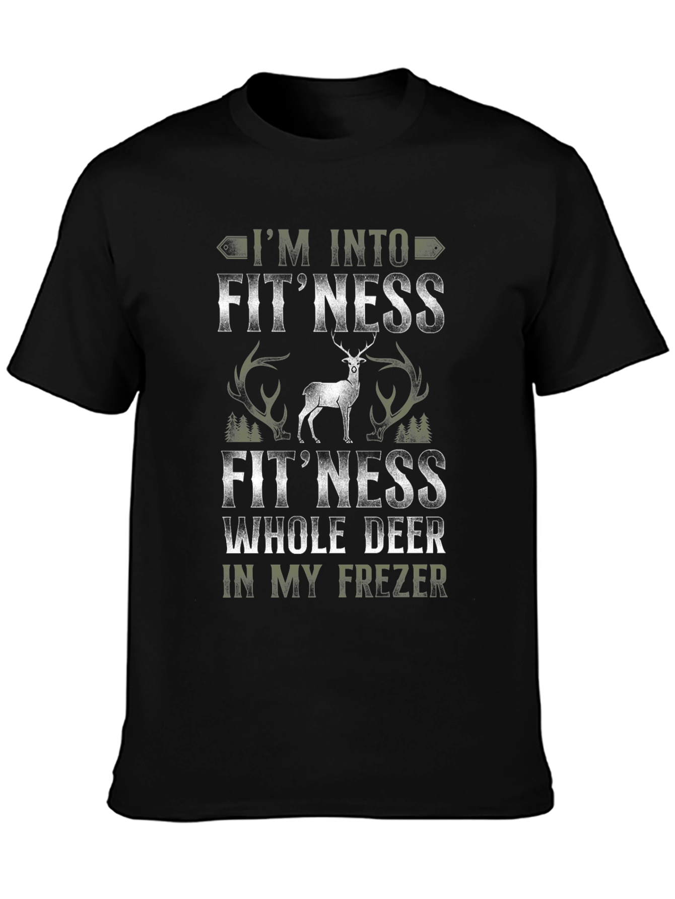 Im Into Fitness Whole Deer T-Shirt