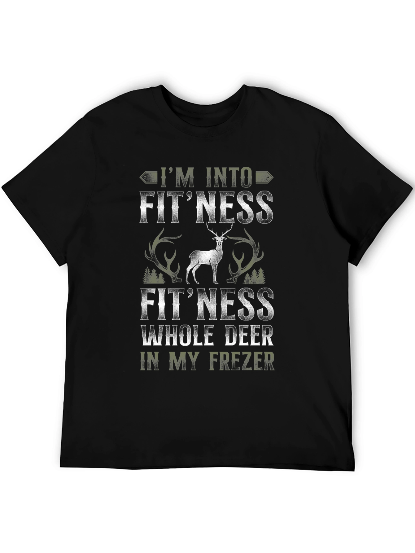 Im Into Fitness Whole Deer T-Shirt