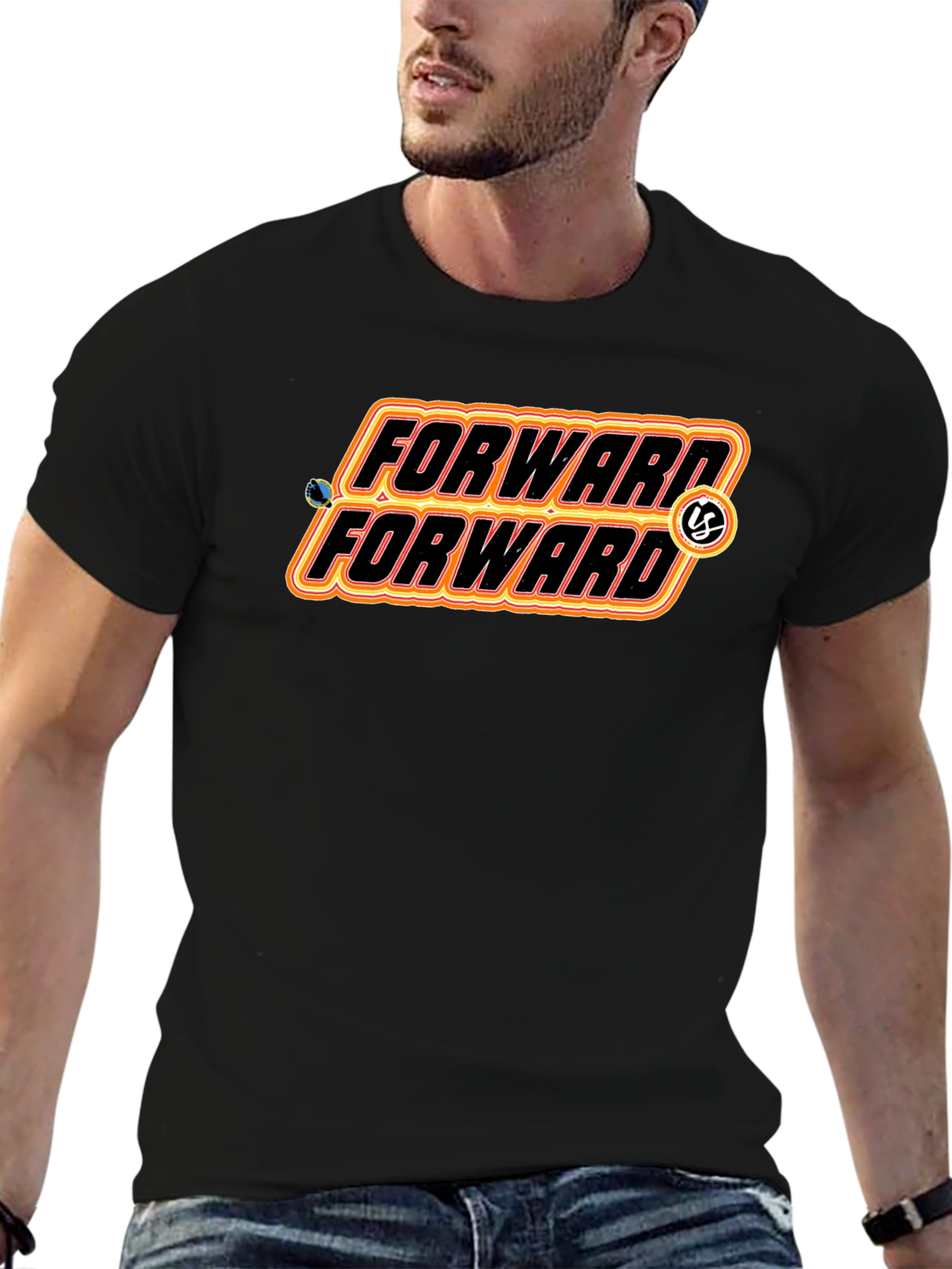 Forward Graphic Tee - Retro Style