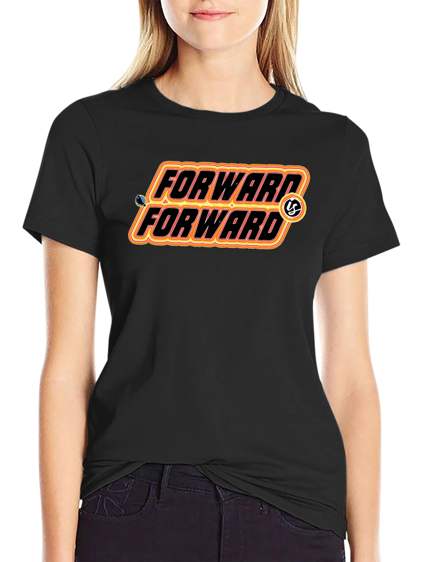 Forward Graphic Tee - Retro Style