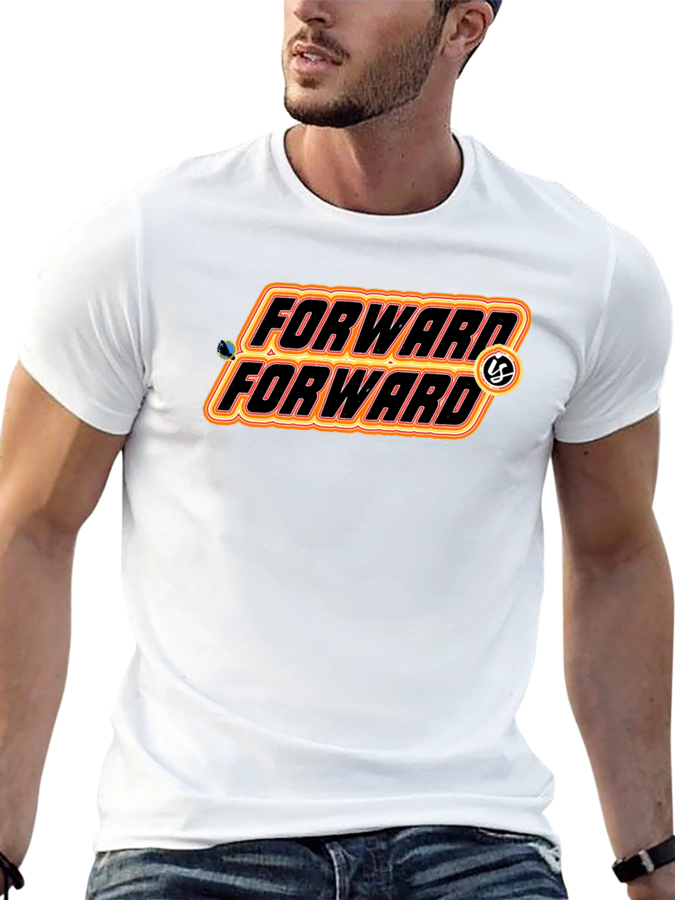 Forward Graphic Tee - Retro Style