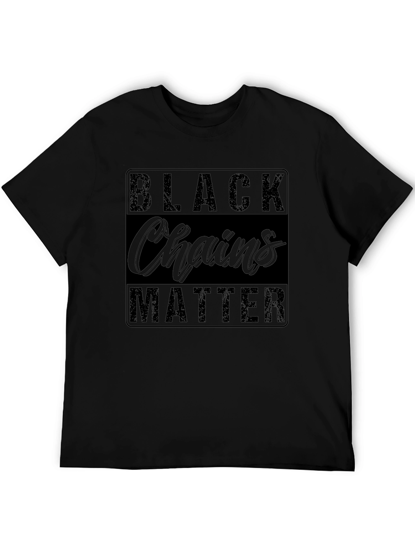 Black Chains Matter Graphic T-Shirt