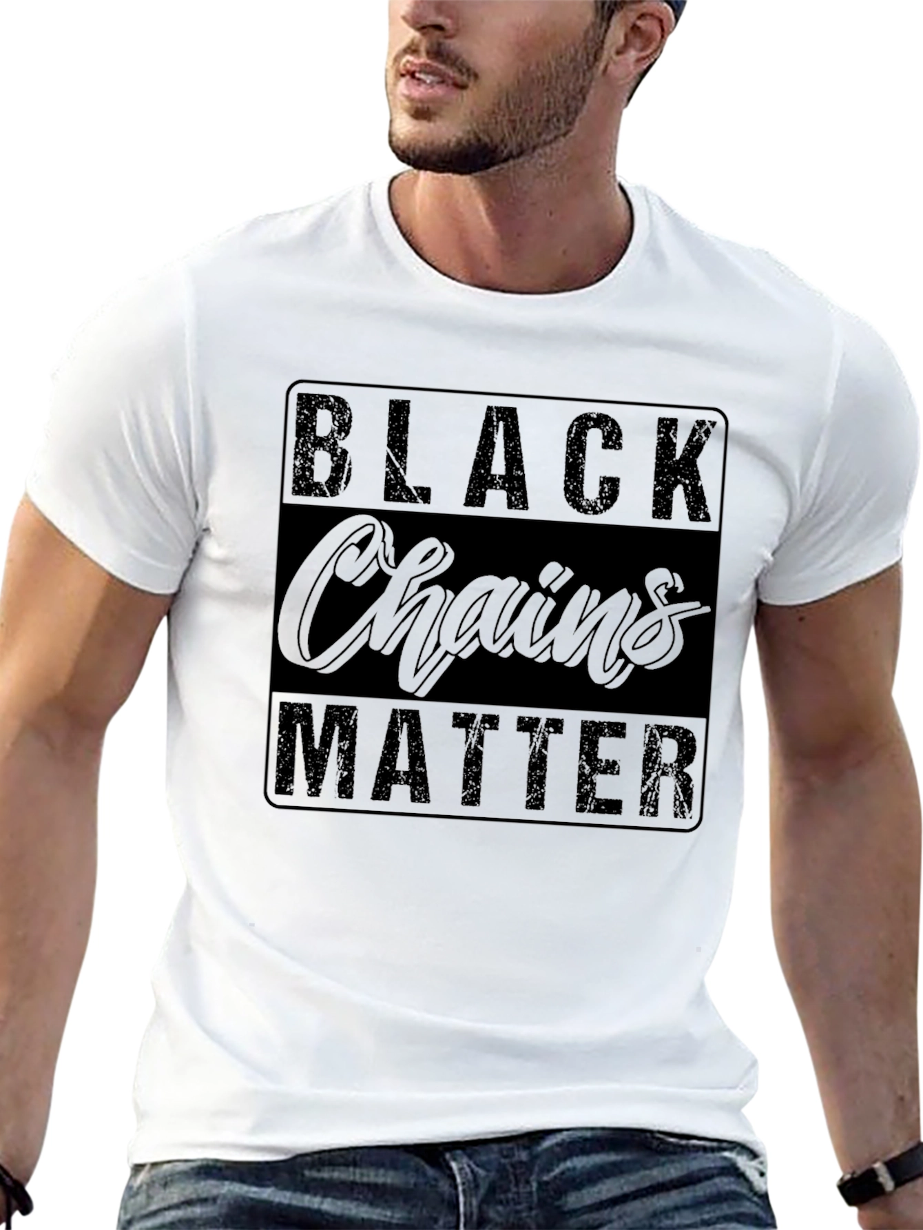 Black Chains Matter Graphic T-Shirt