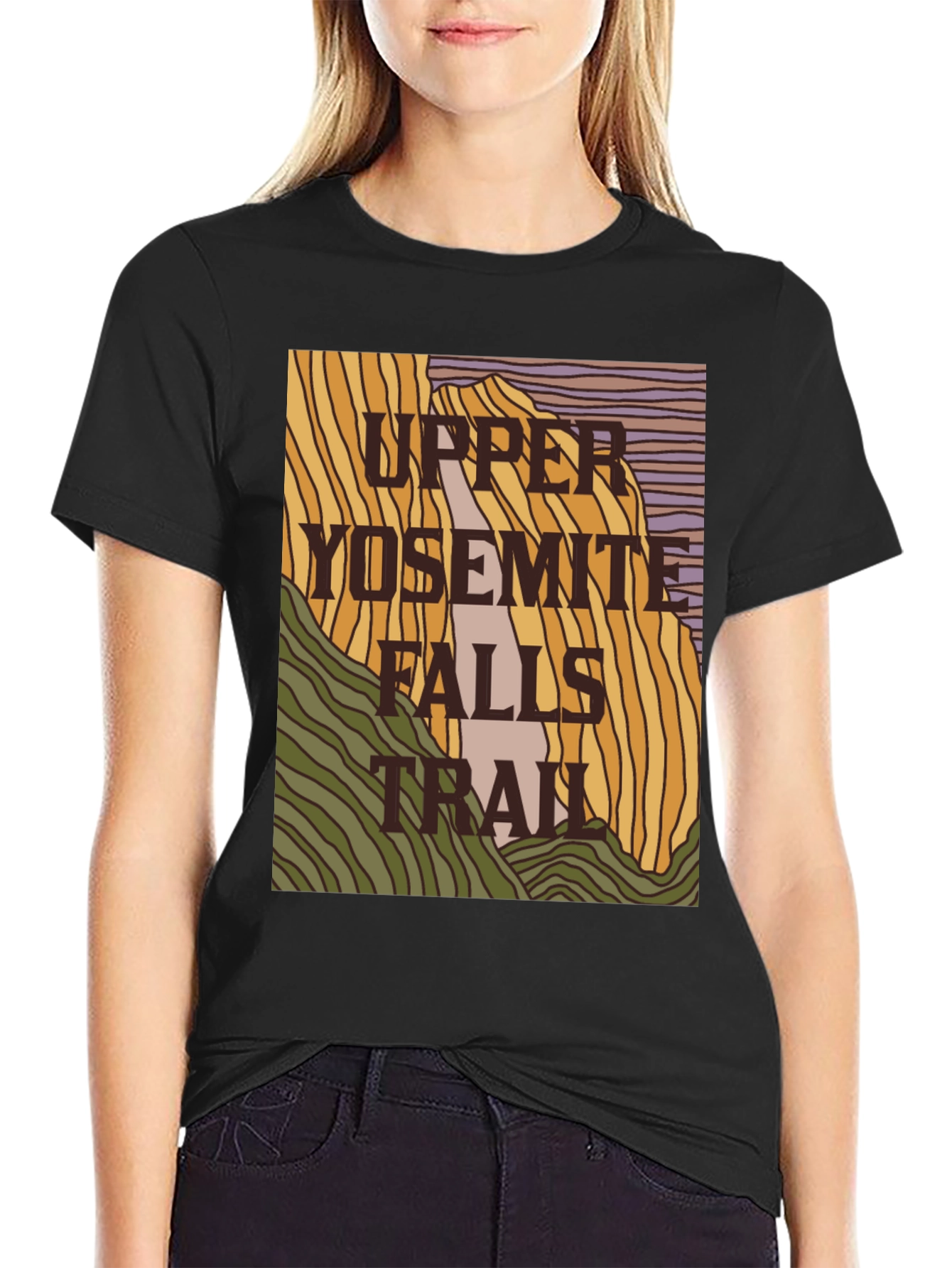 Upper Yosemite Falls Trail Graphic Tee