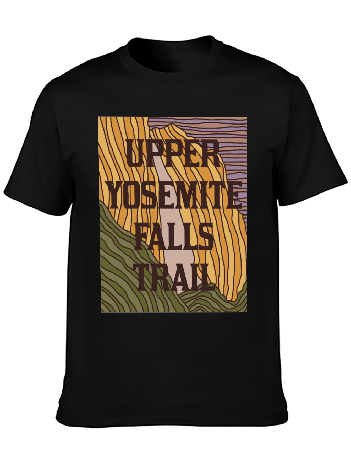 Upper Yosemite Falls Trail Graphic Tee